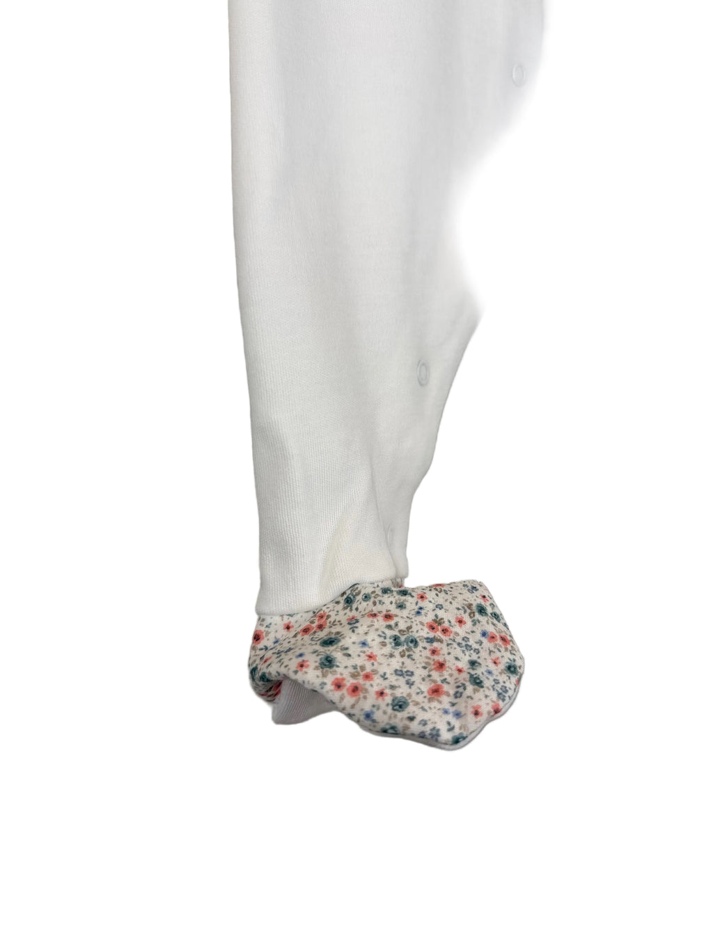🌸 Tutina neonato con colletto floreale