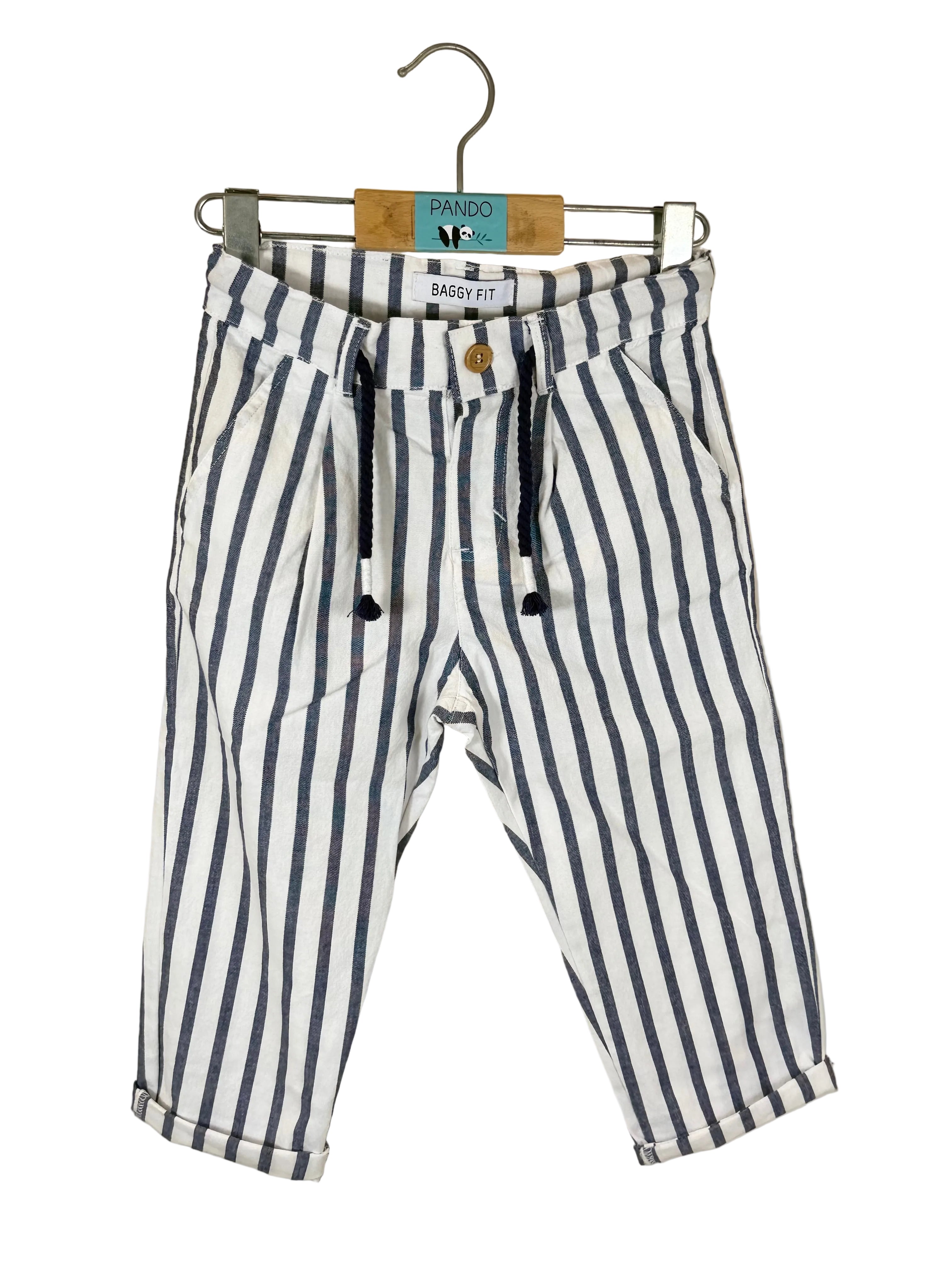 🤍💙 Pantalone bimbo a righe