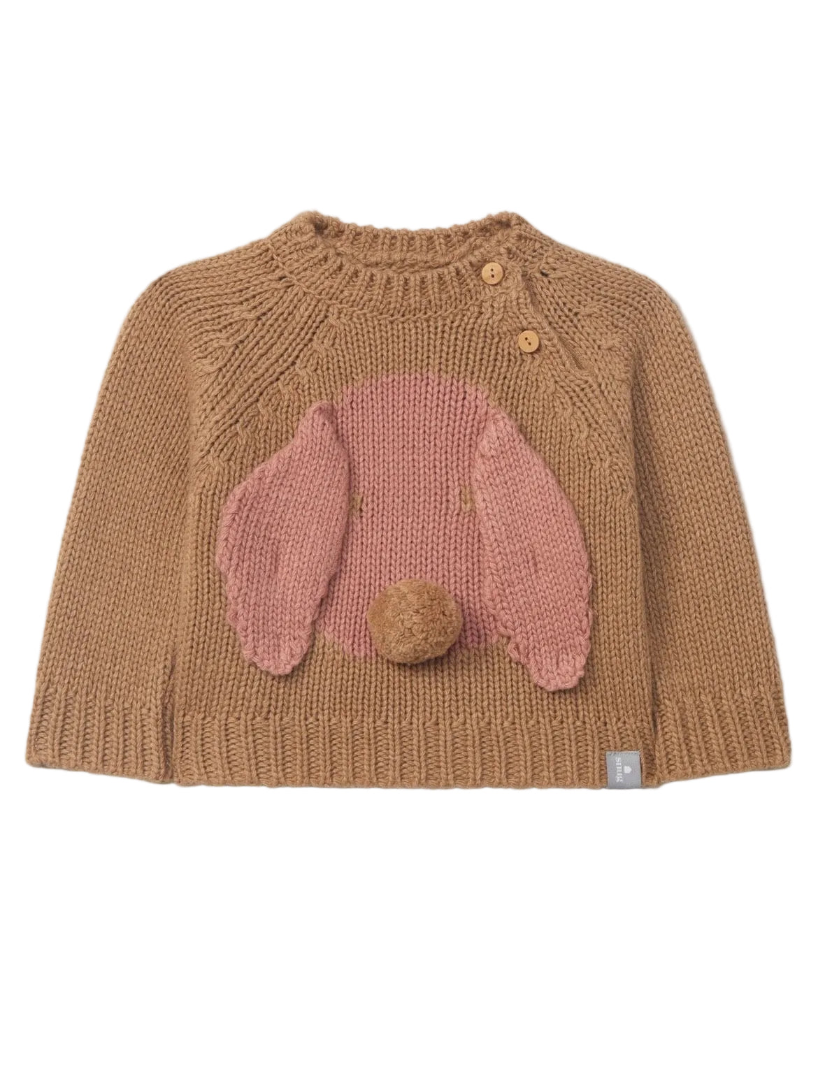 Maglioncino Snug Eco Cashmere Bunny 3D 🐰🤎 Rosa