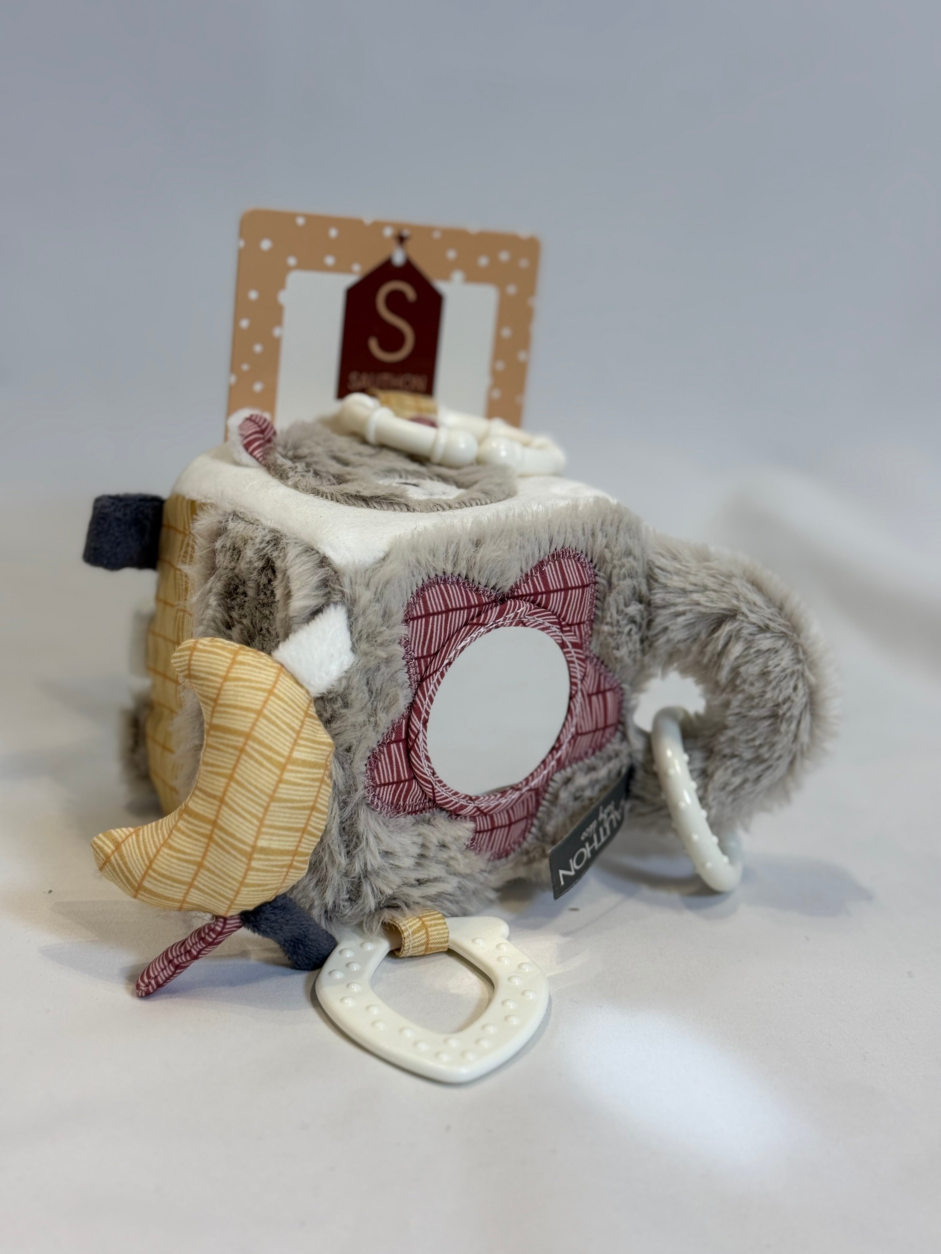🧸✨ Cubo Sensoriale Orsetto con Massaggiagengive – Sauthon