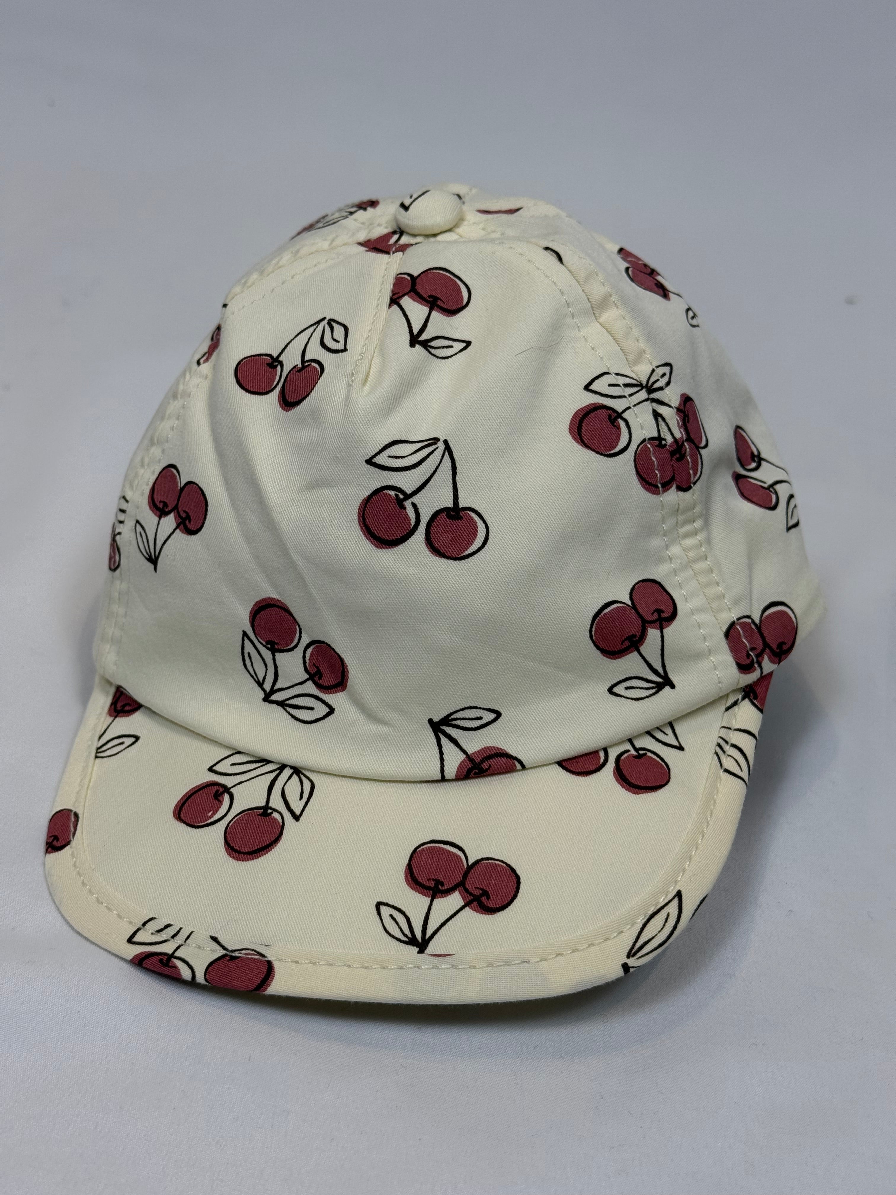 🍒🧢 Cappellino Bambina Fantasia Ciliegie