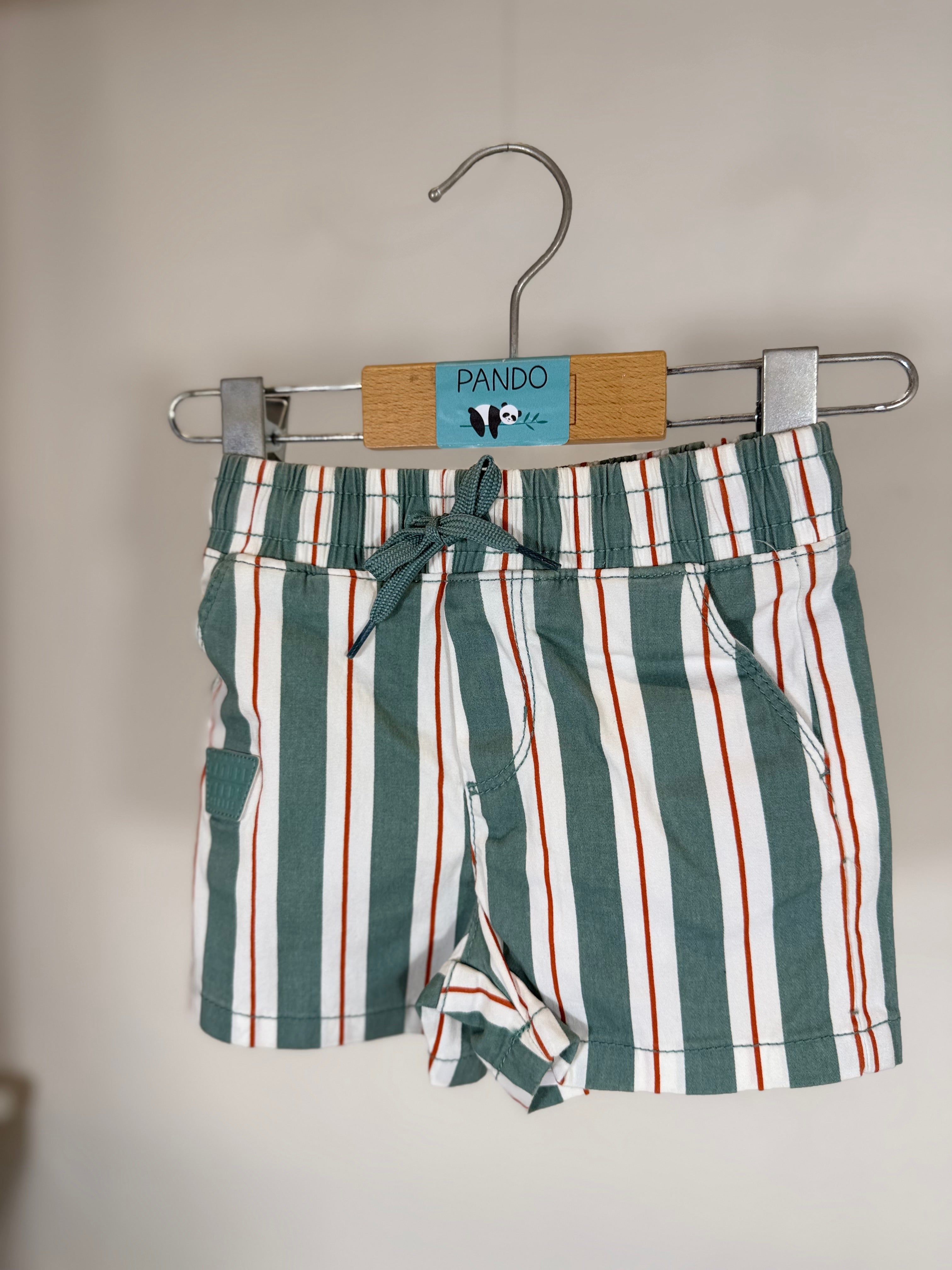 💚 Shorts bambino rigati estivi