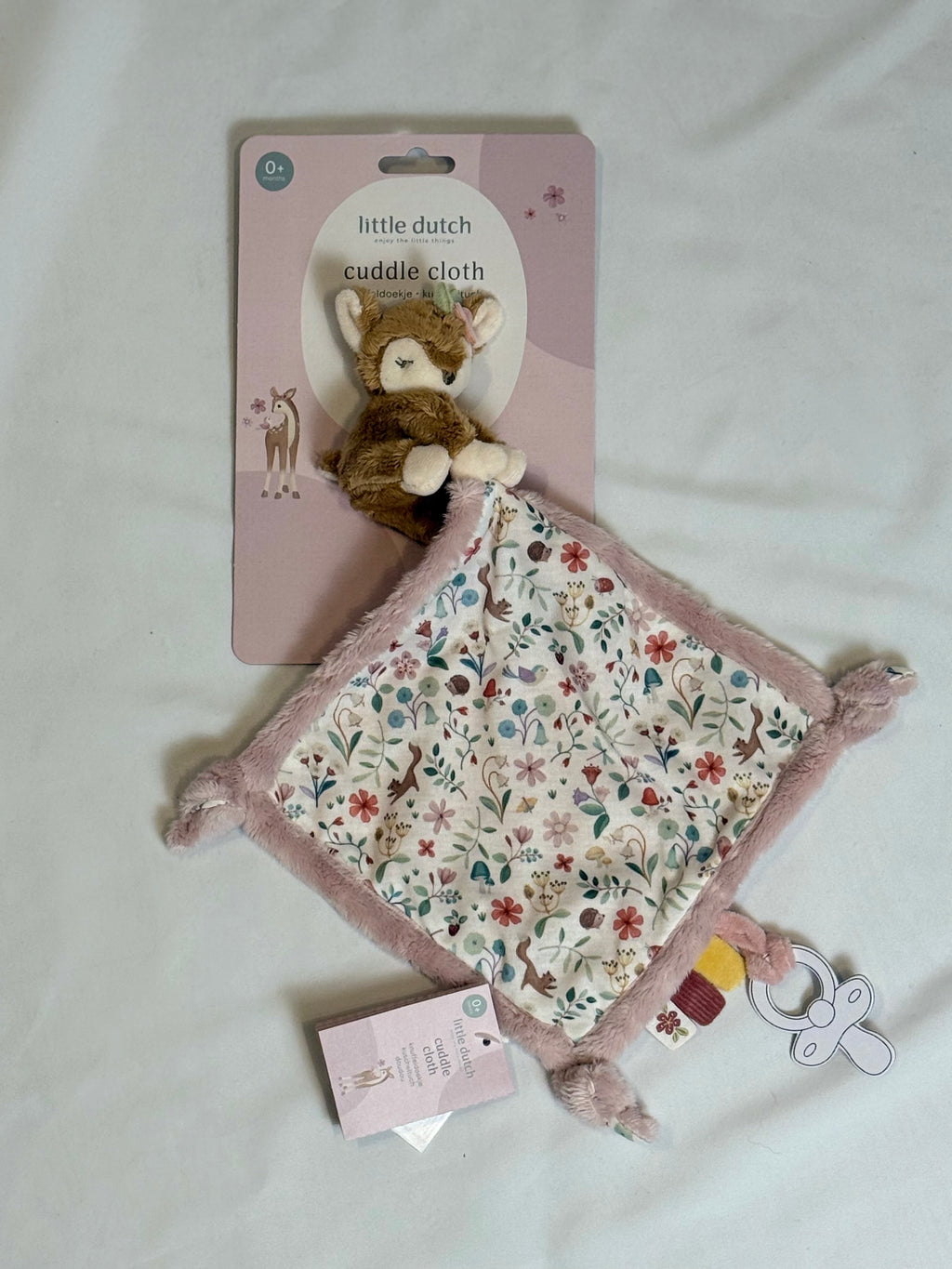 🦊 Doudou Volpino – Cuddle Cloth Forest Friends Little Dutch