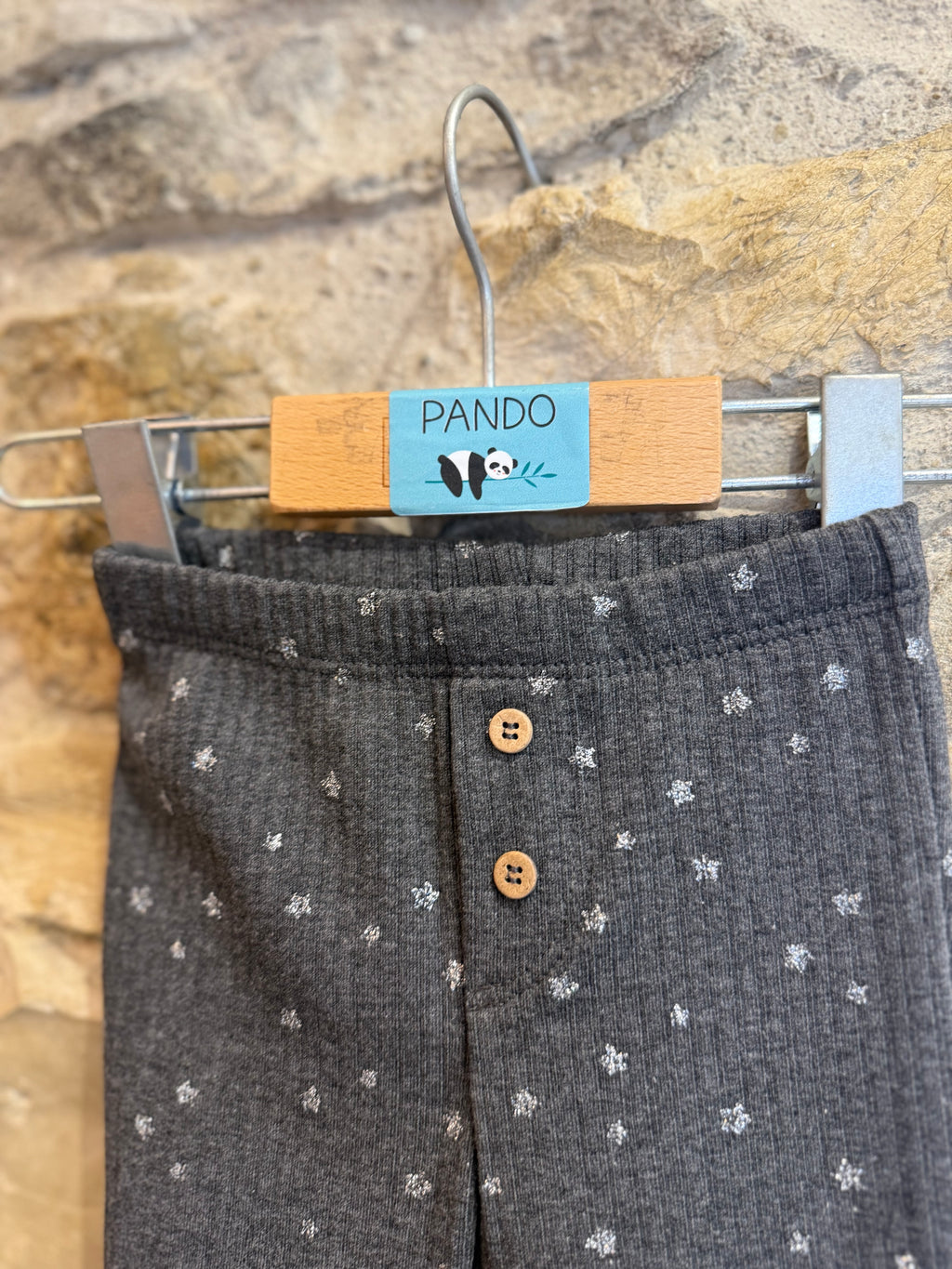 Leggins in costina stelle