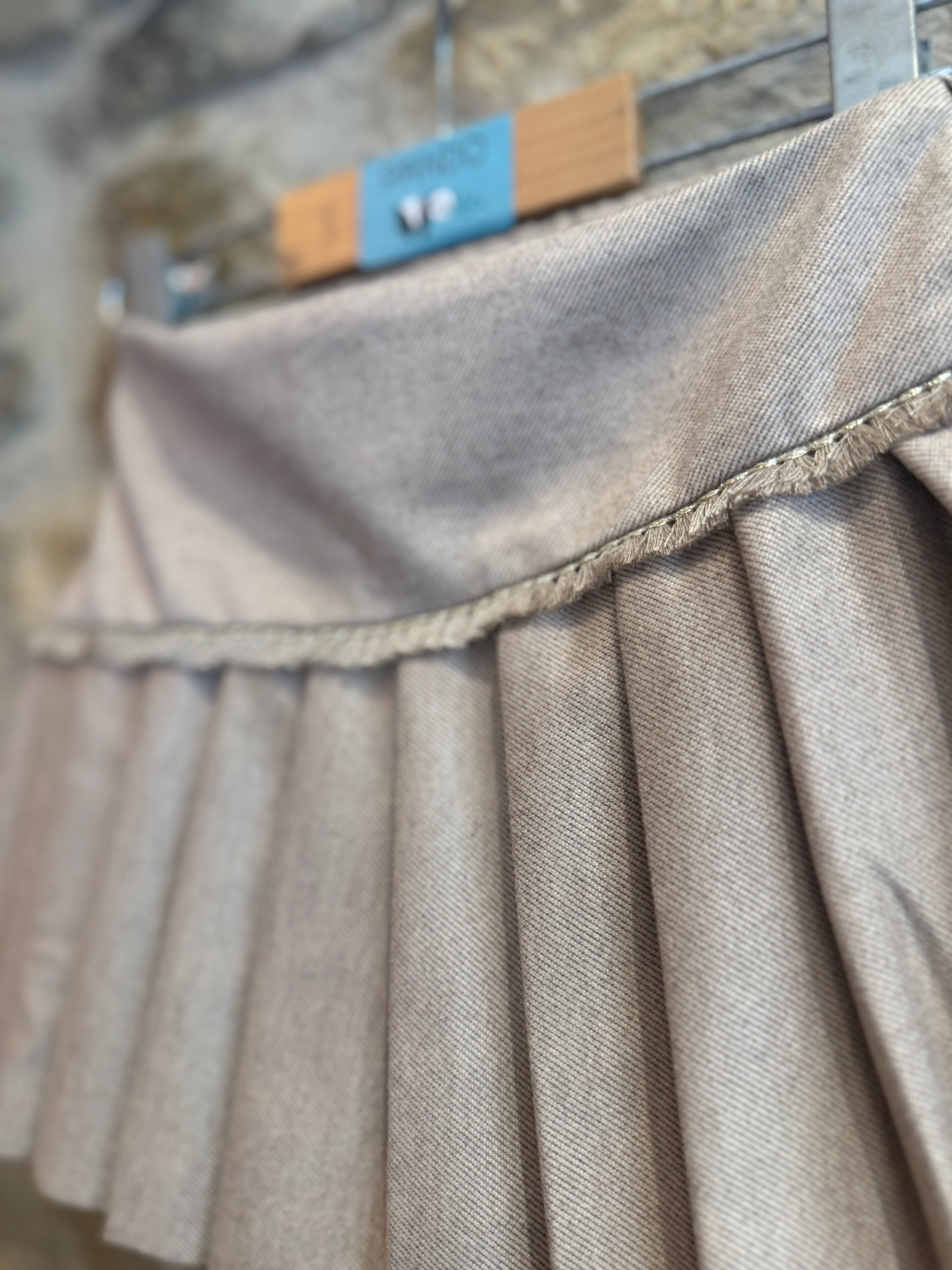 Gonna Pantalone a pieghe