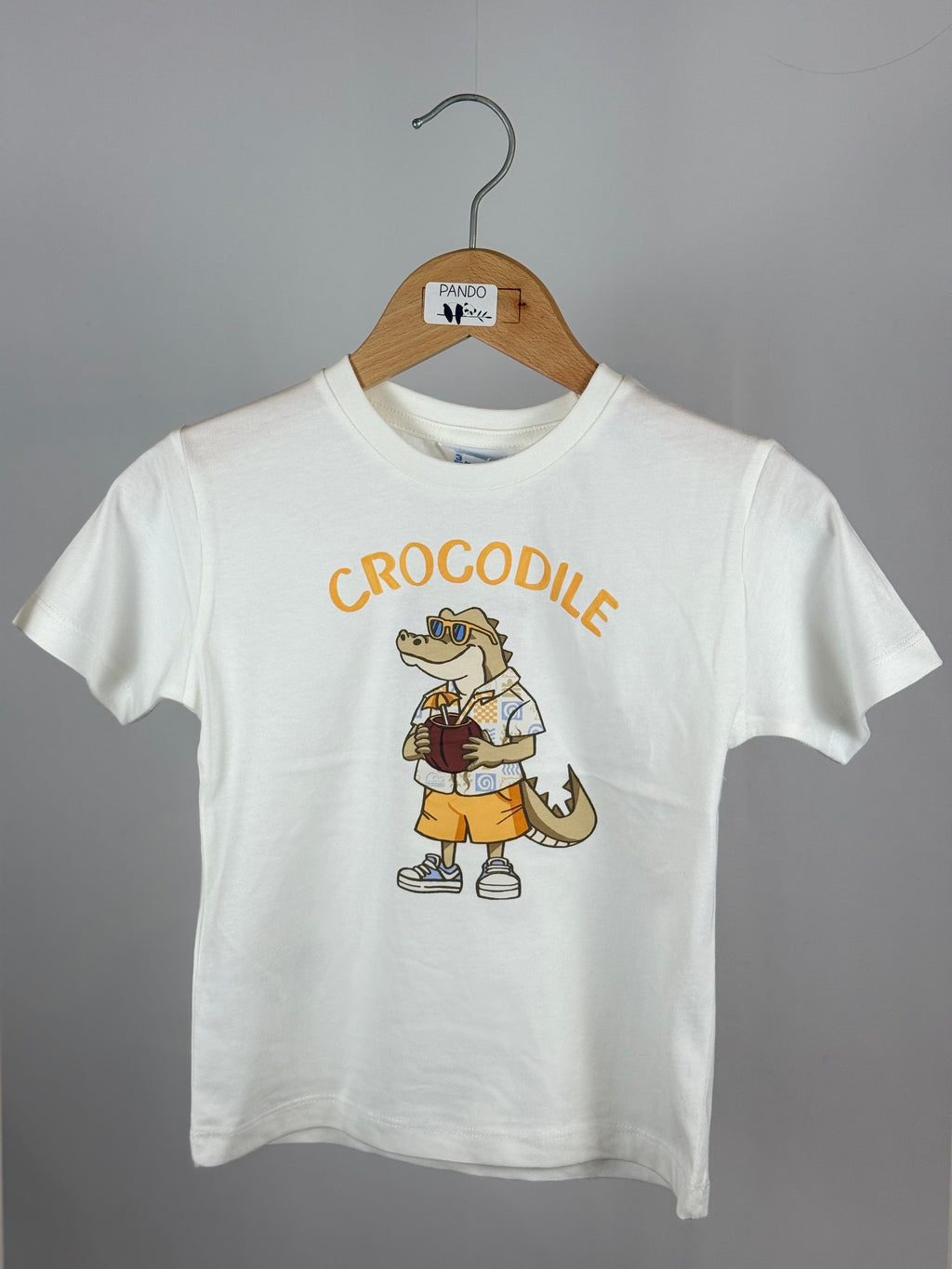 T-shirt in Cotone Stampa “Crocodile” Bambino Mayoral