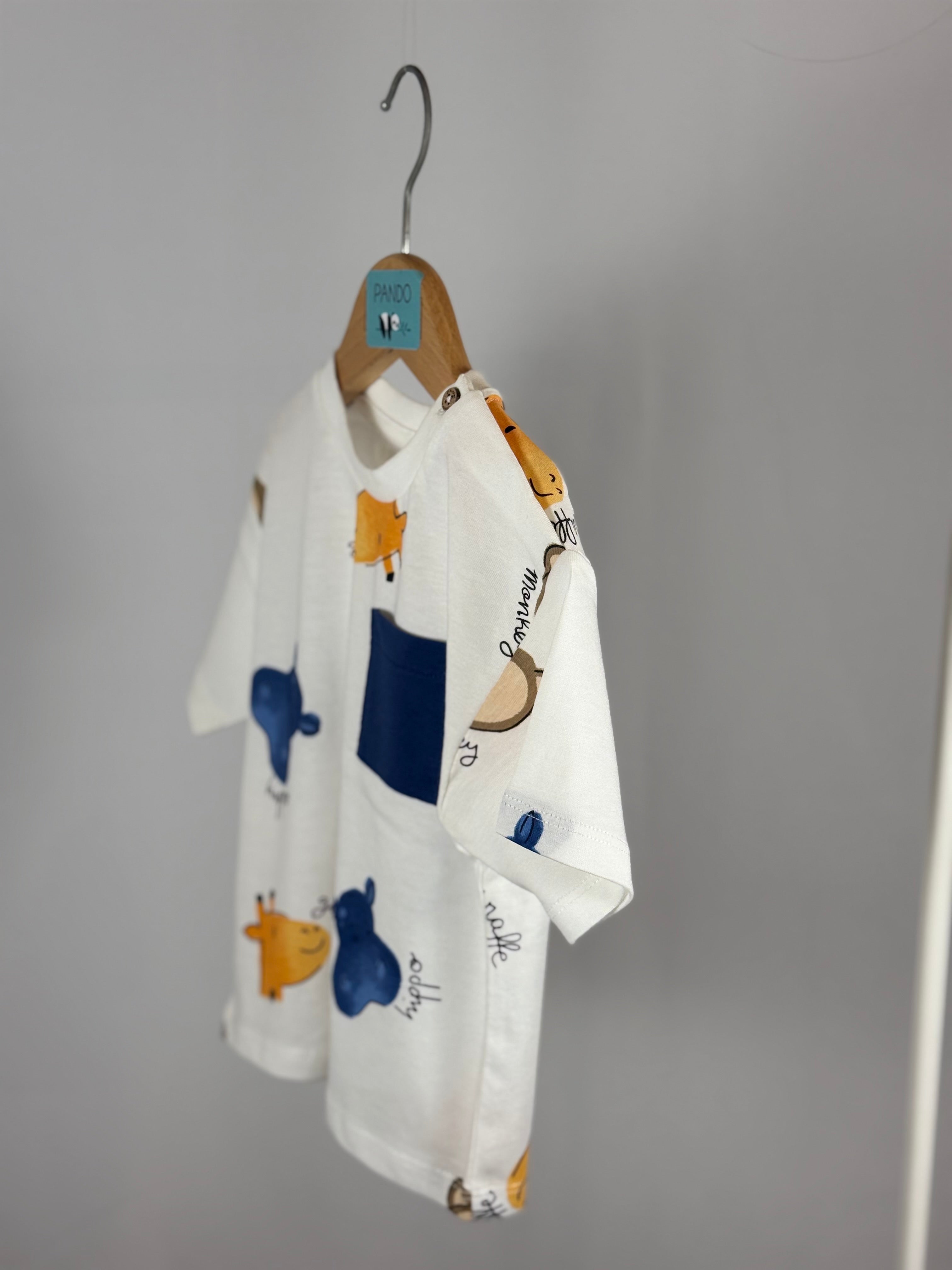 🦛 T-Shirt Baby Animal Safari Bianca Mayoral