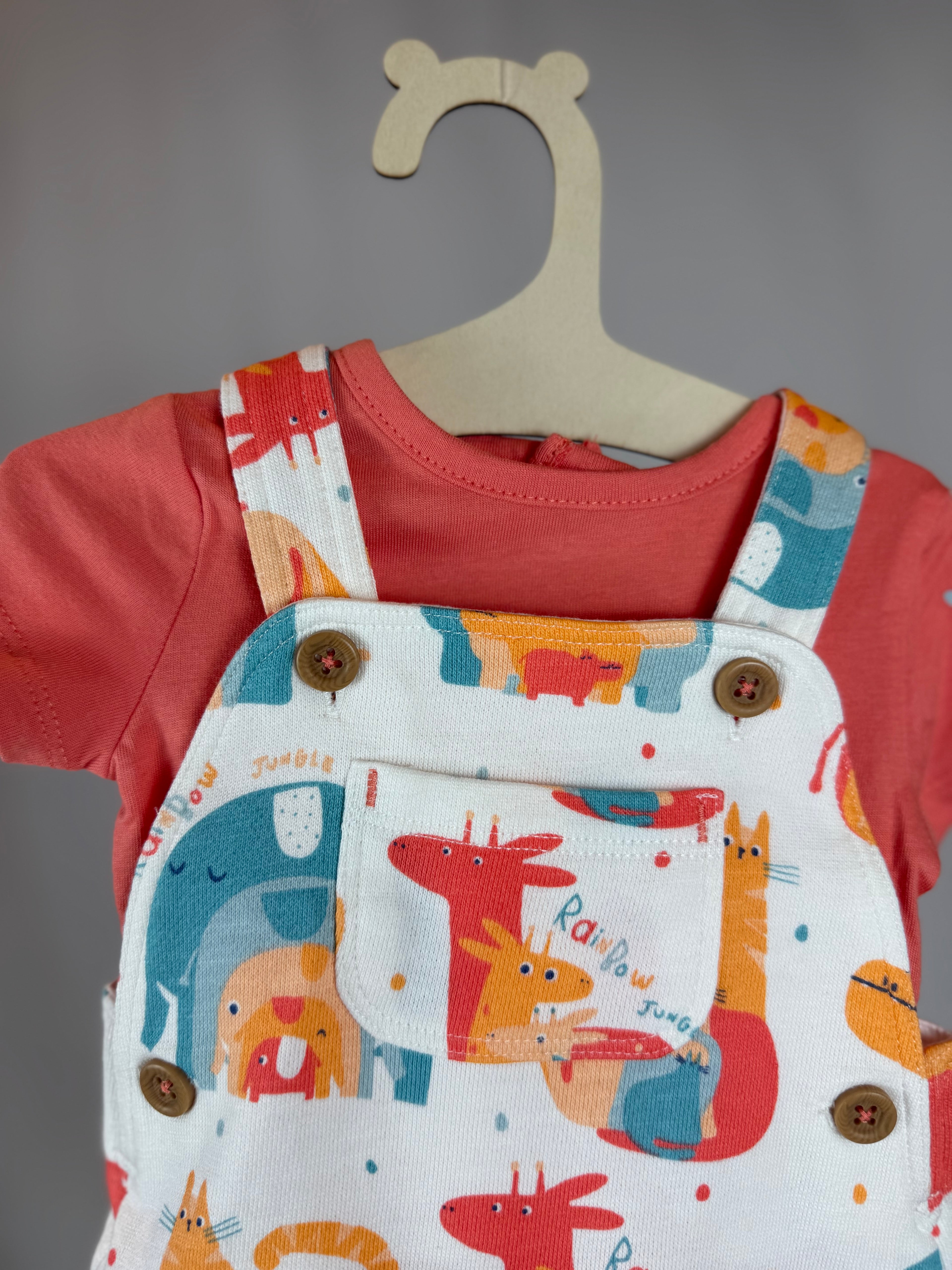 Set Salopette “Rainbow Jungle” Boboli