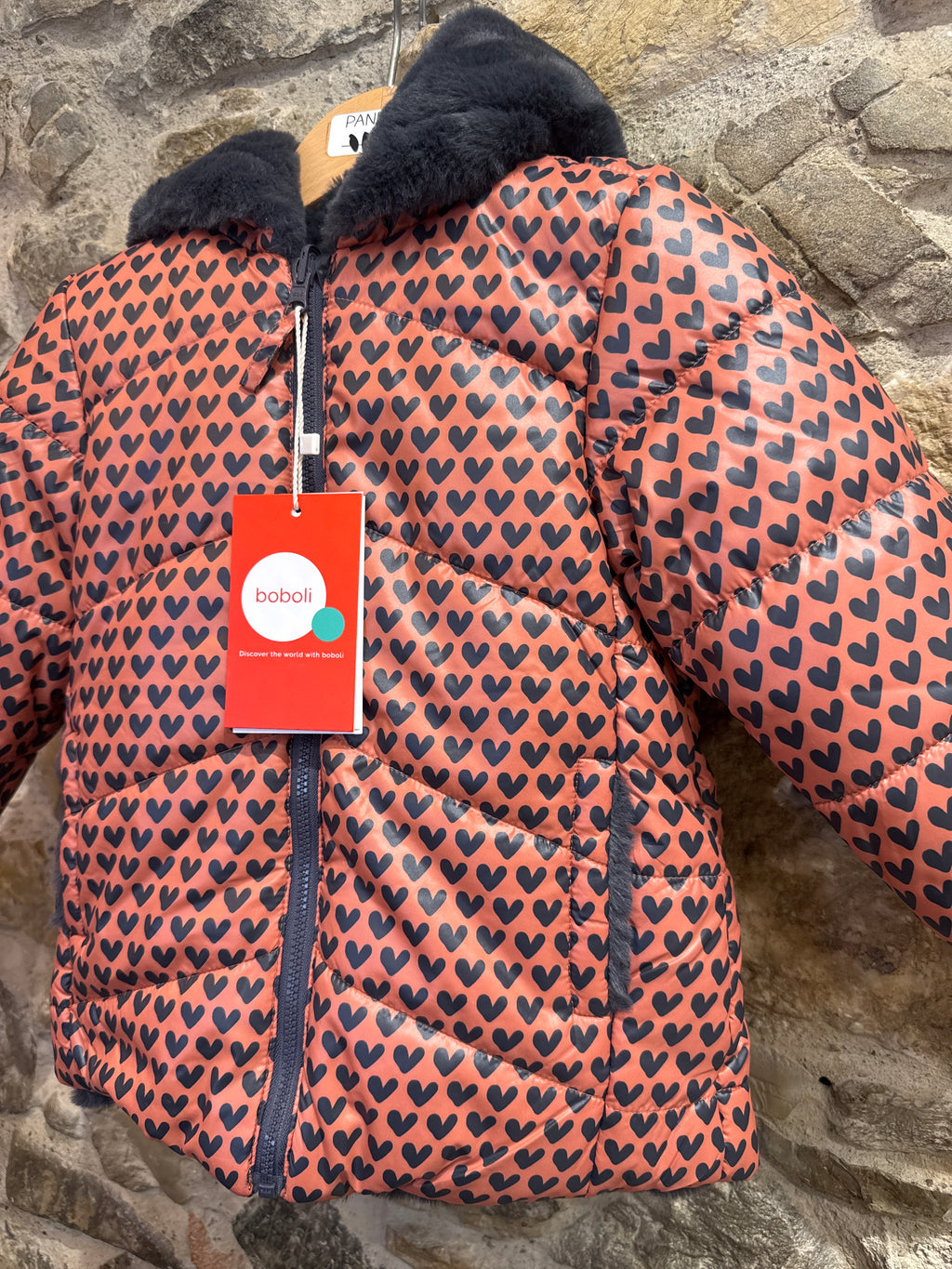 Piumino Reverce con pellicciotto