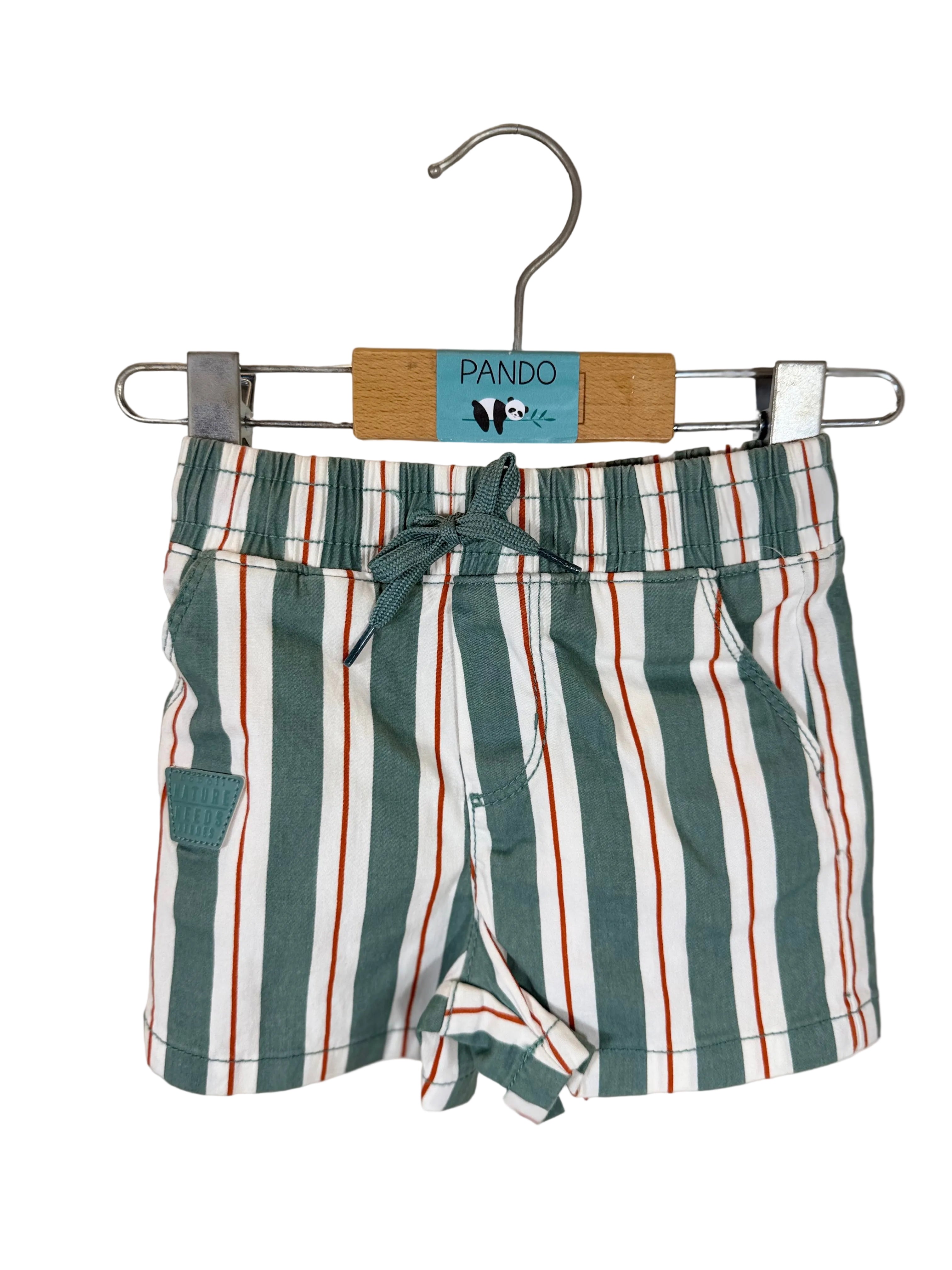 💚 Shorts bambino rigati estivi