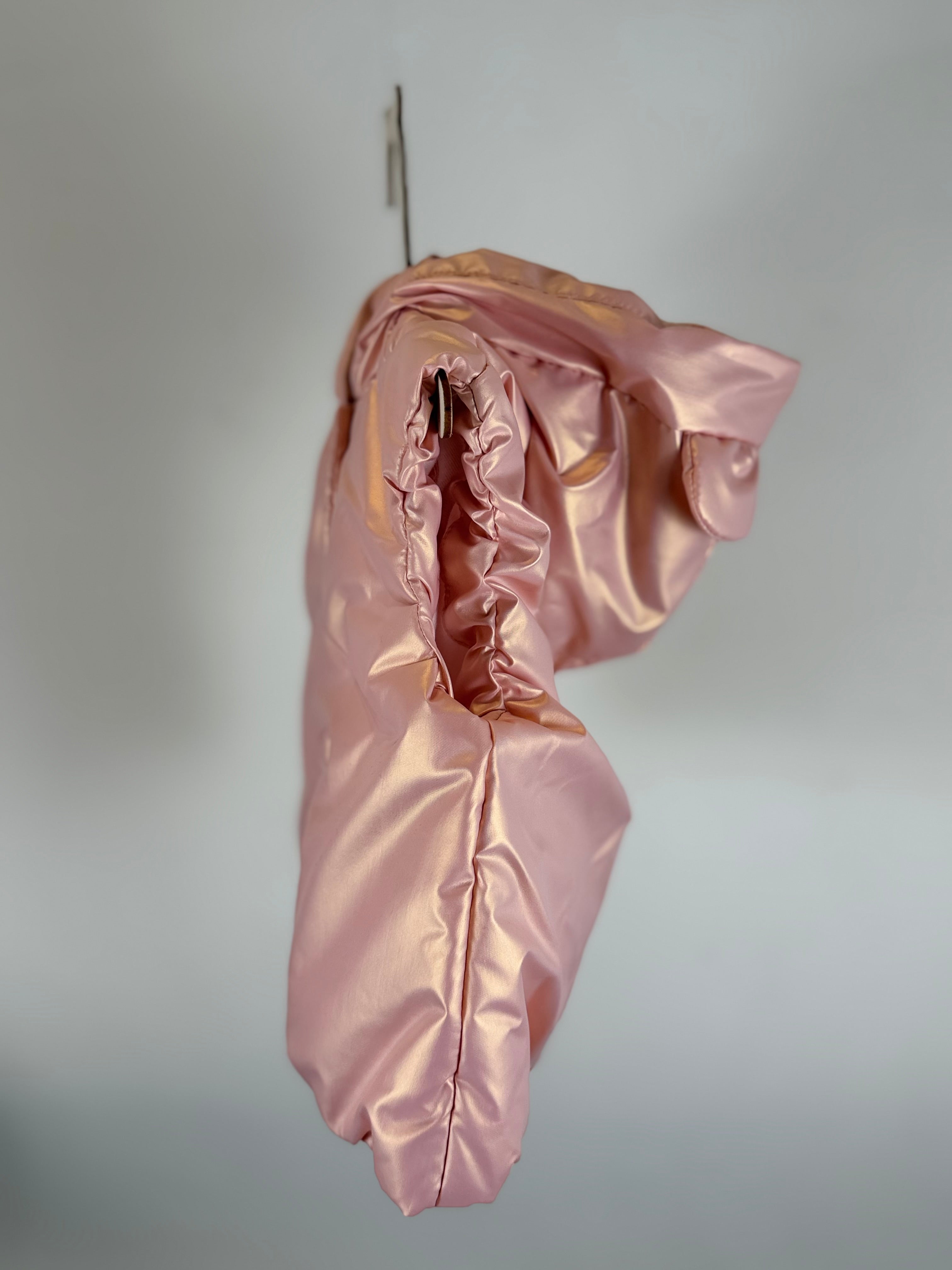 ✨ Gilet imbottito neonata rosa lucido
