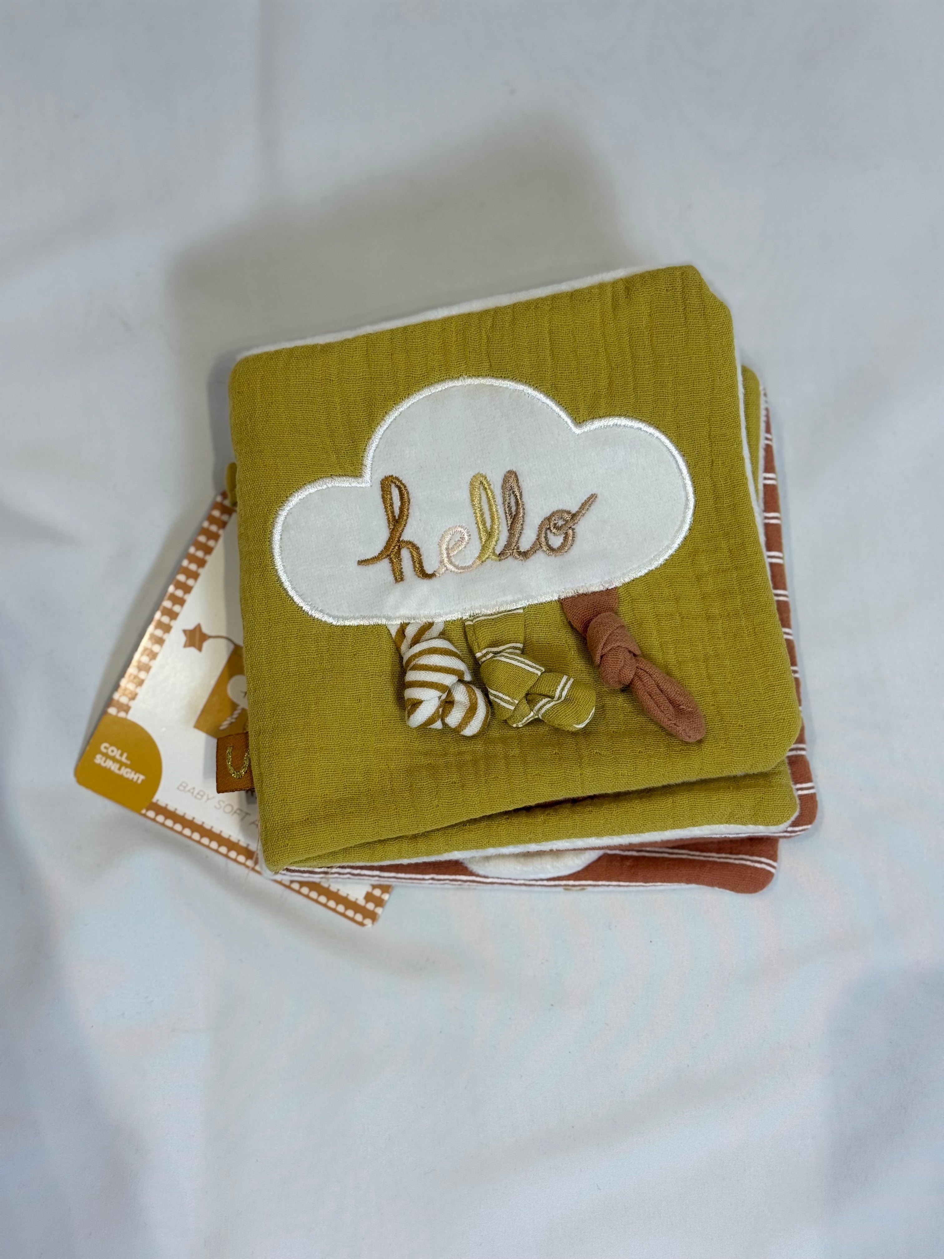 ☁️💛 Libretto Sensoriale “Hello” – Baby Soft
