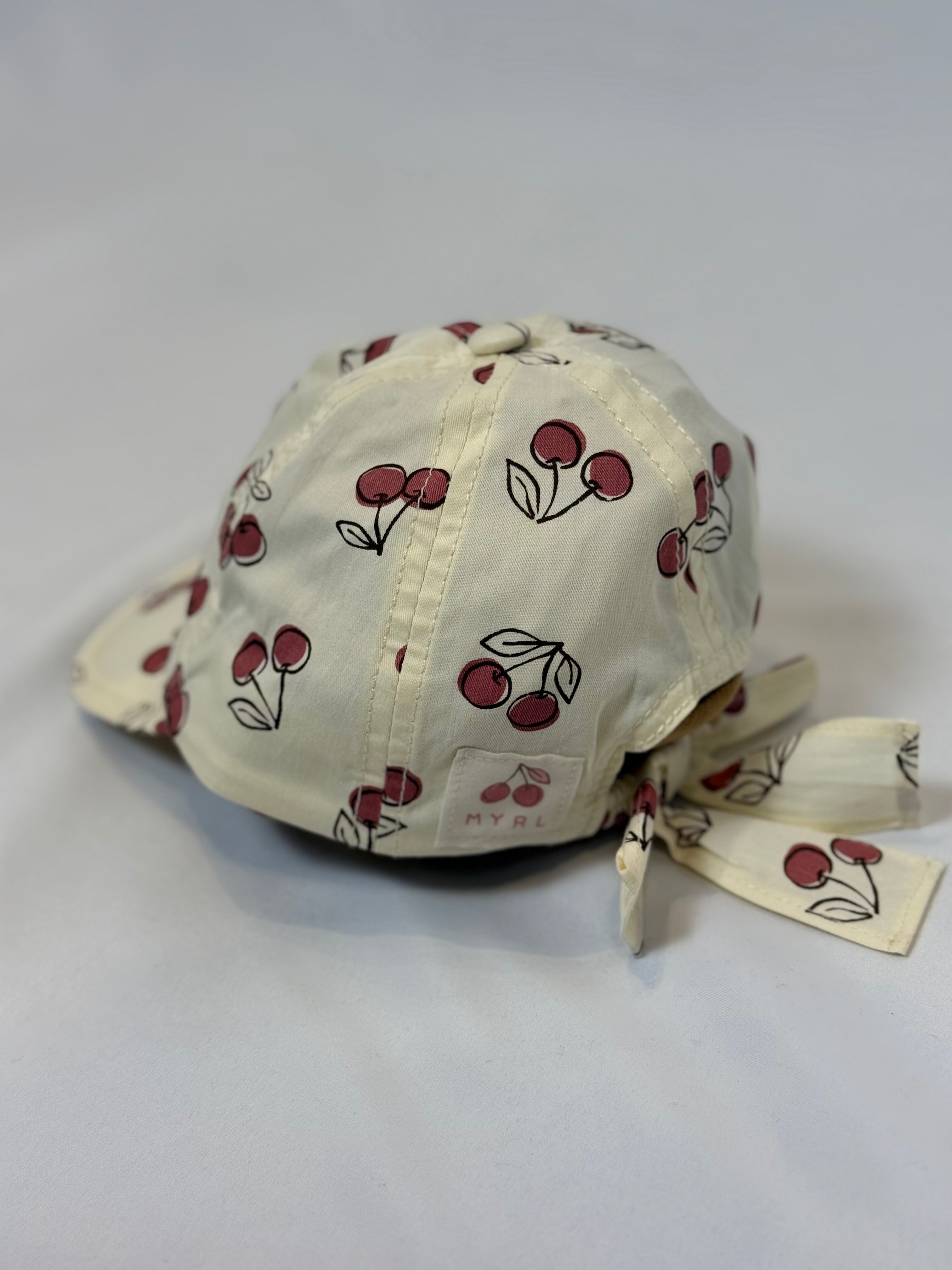 🍒🧢 Cappellino Bambina Fantasia Ciliegie