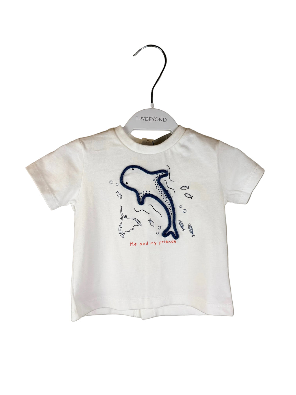 🌊 T-shirt neonato con stampa balena