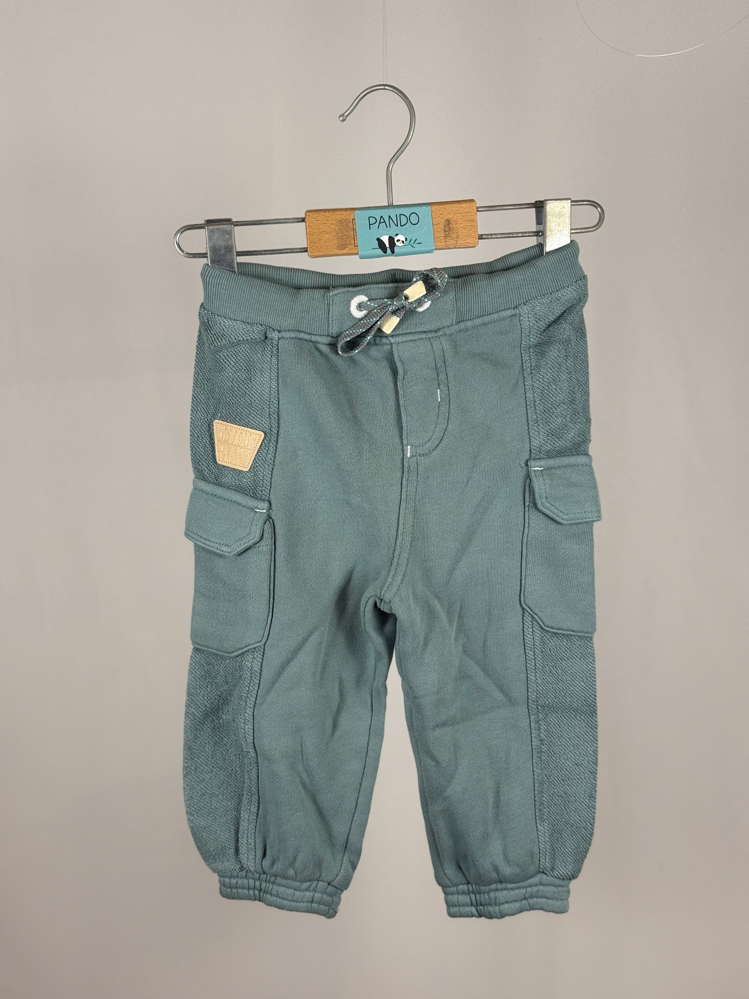 🌿 Pantalone Baby Cargo Verde Salvia Boboli