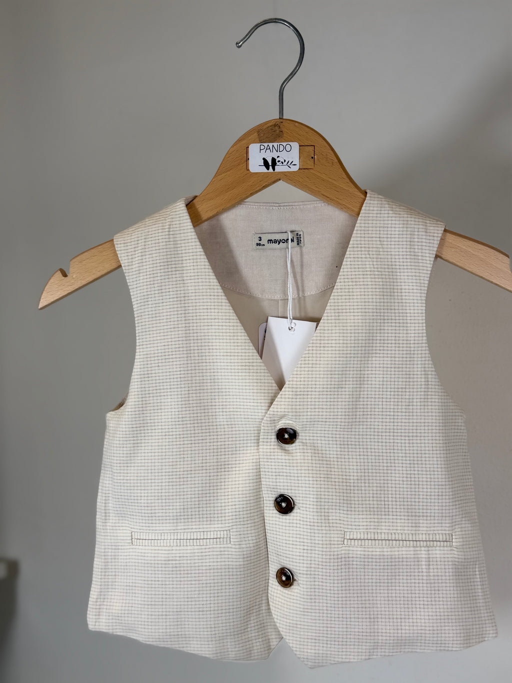 🤍 Gilet bimbo elegante – Mayoral