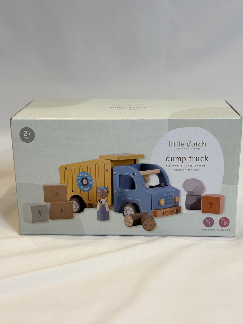 🚛 Camion Ribaltabile in Legno – Dump Truck Little Dutch