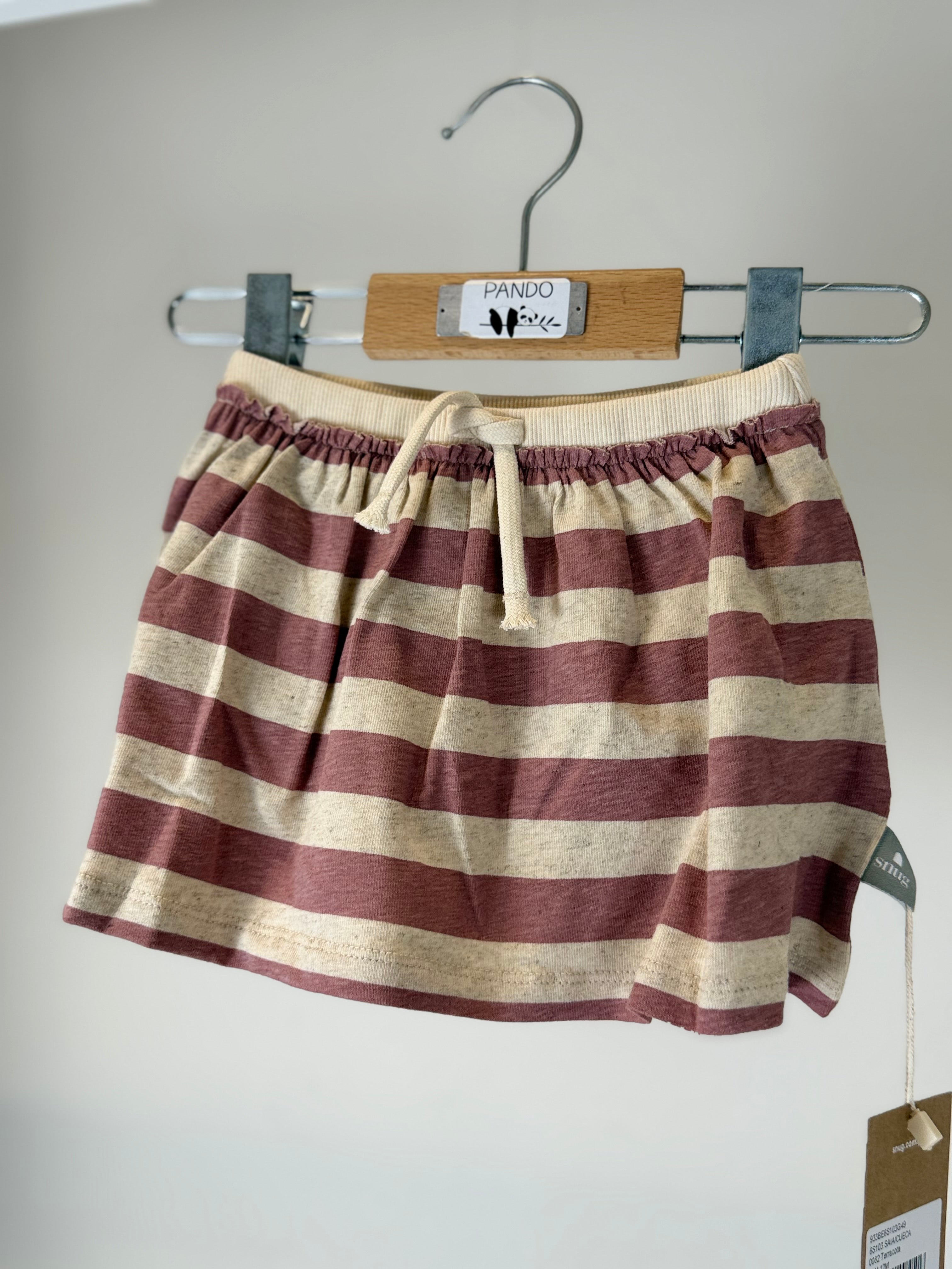 Gonna Neonata Righe Rosa “Sweet Stripes”