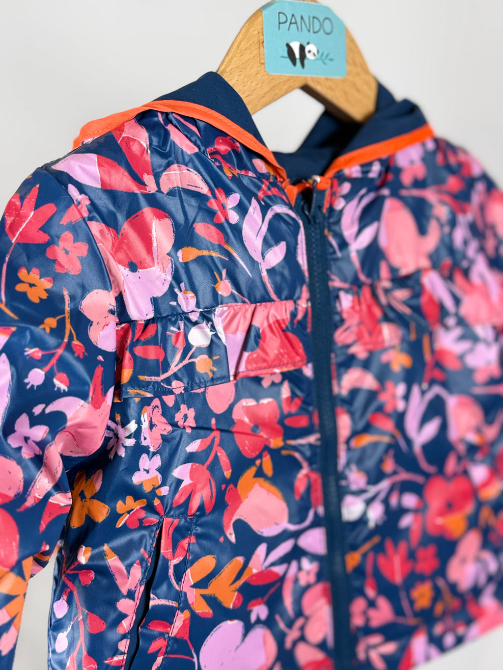 🌸 Impermeabile Reversibile Floral Pop Boboli