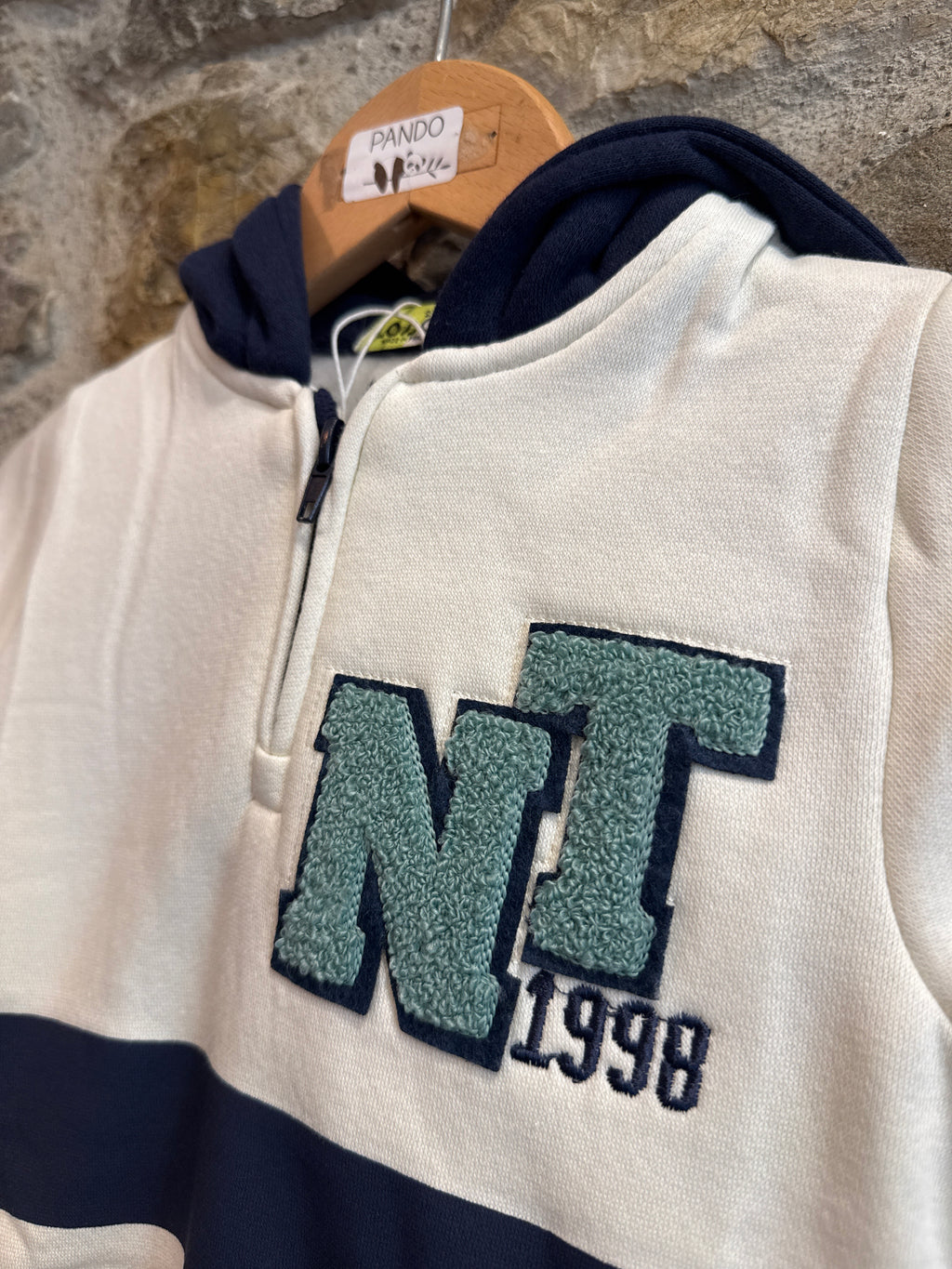 Felpa con cappuccio NY