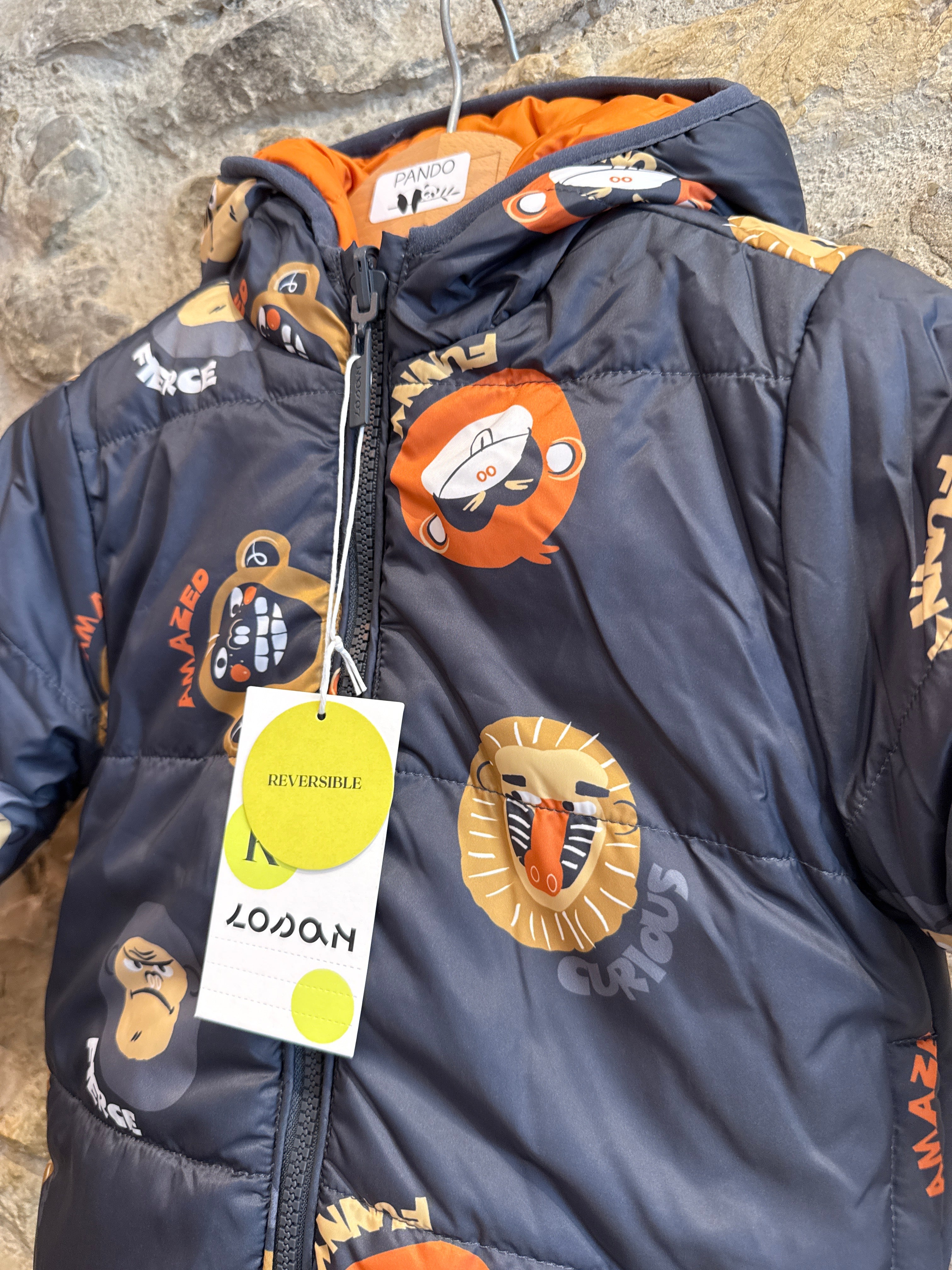 Piumino Gorilla Reverce