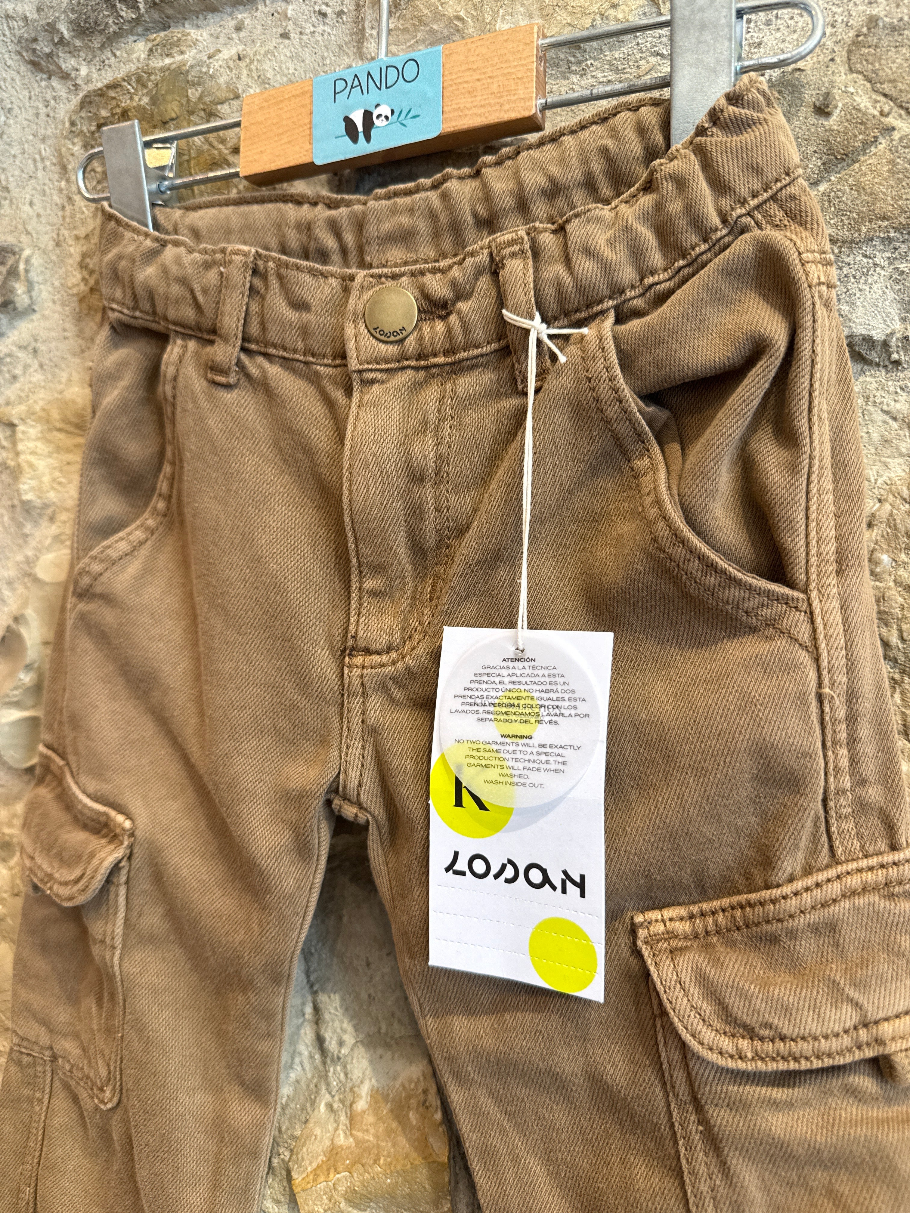 Jeans cargo marrone
