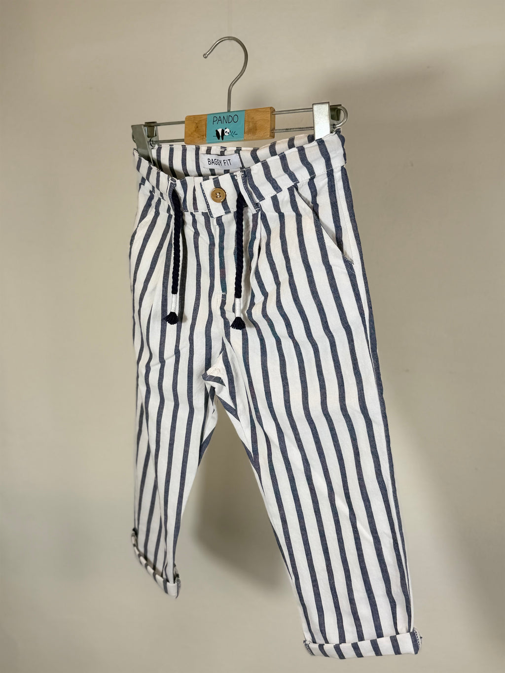 🤍💙 Pantalone bimbo a righe