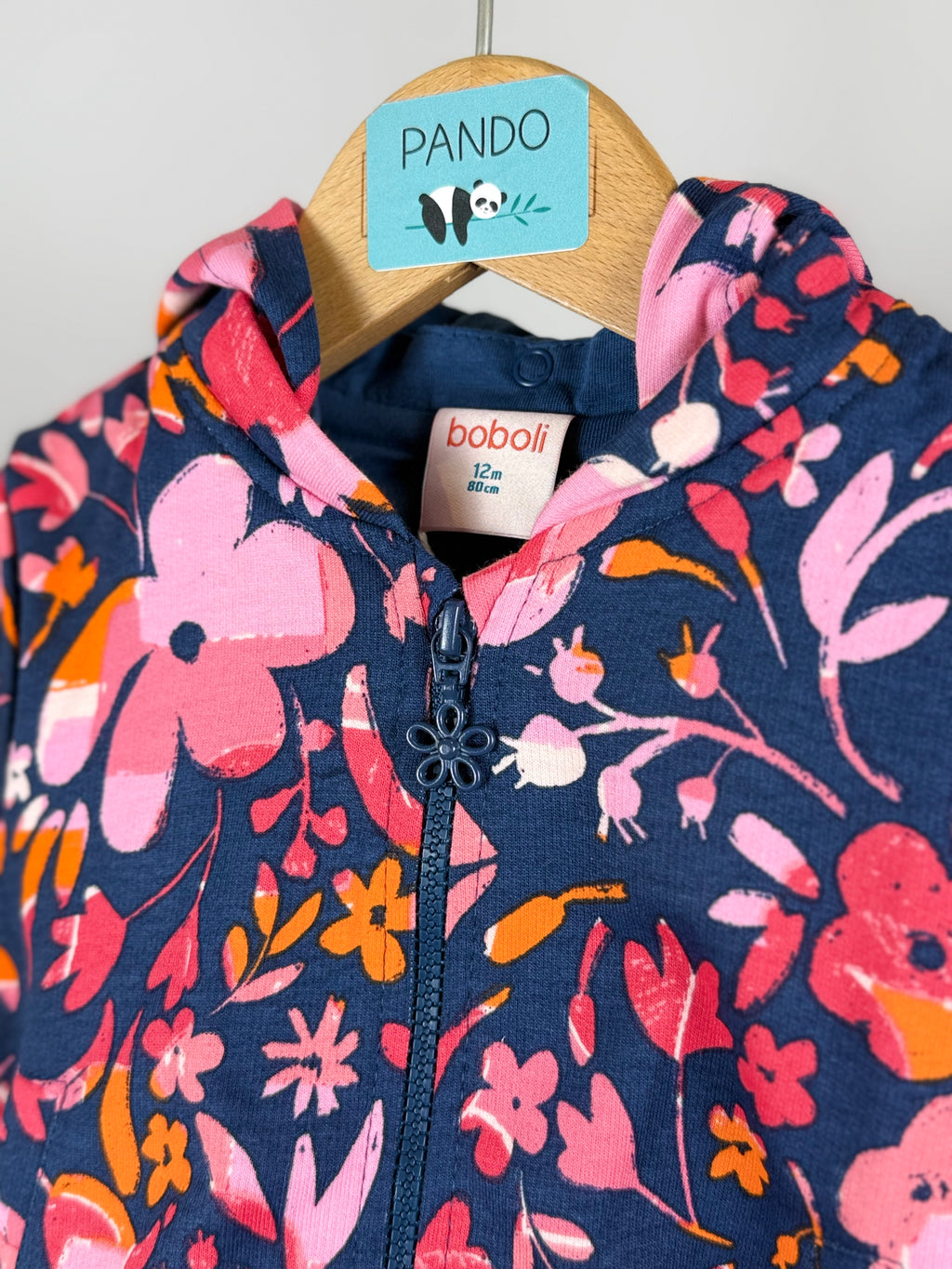 🌸 Felpa Floral Mood con Cappuccio Rimovibile Boboli