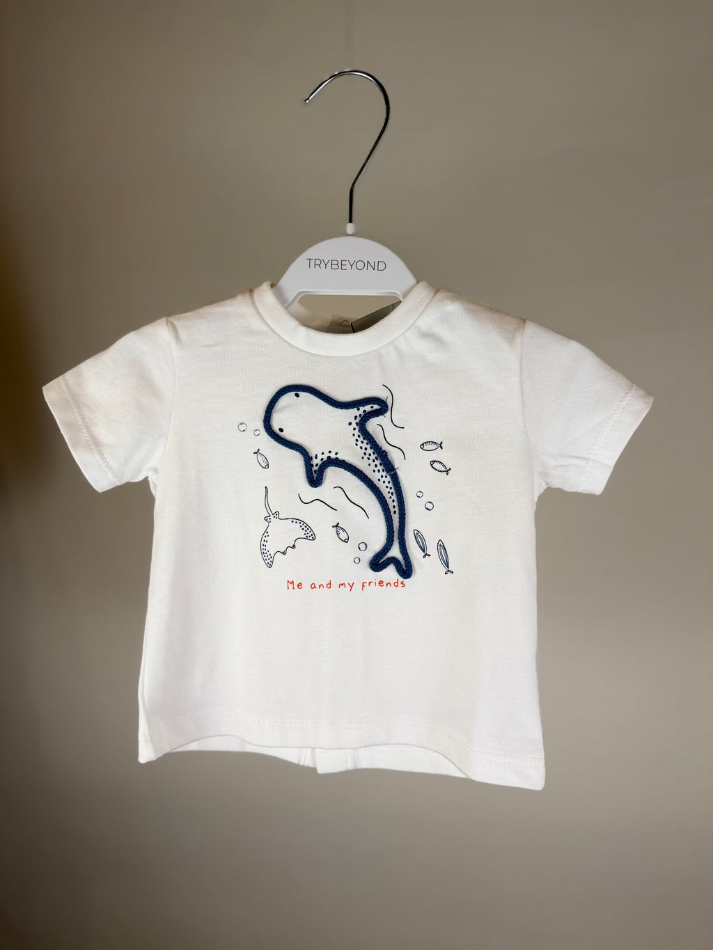 🌊 T-shirt neonato con stampa balena