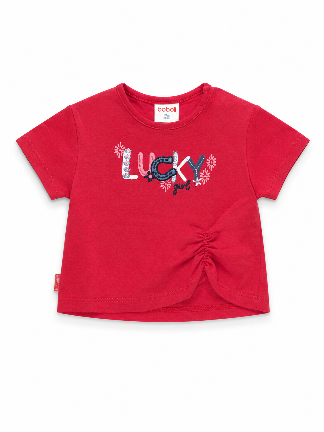 T-shirt Lucky Girl Fucsia