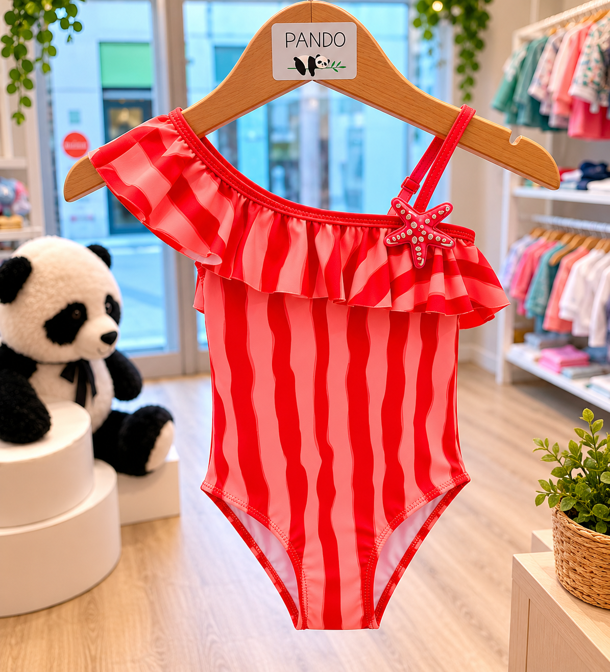 Costume Intero Baby “Corallo Rosa”