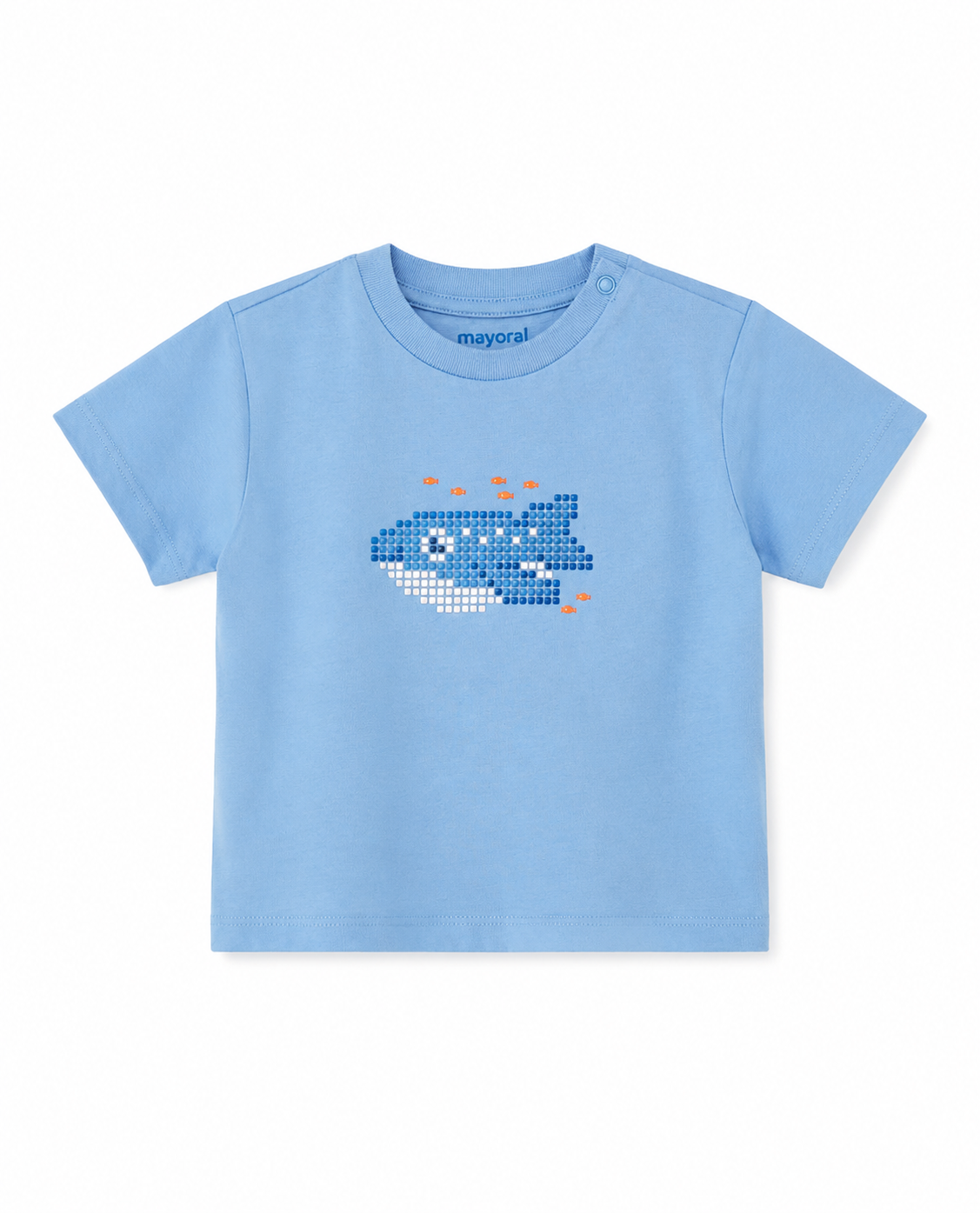 🐋 T-shirt bimbo “Blue Whale” Mayoral