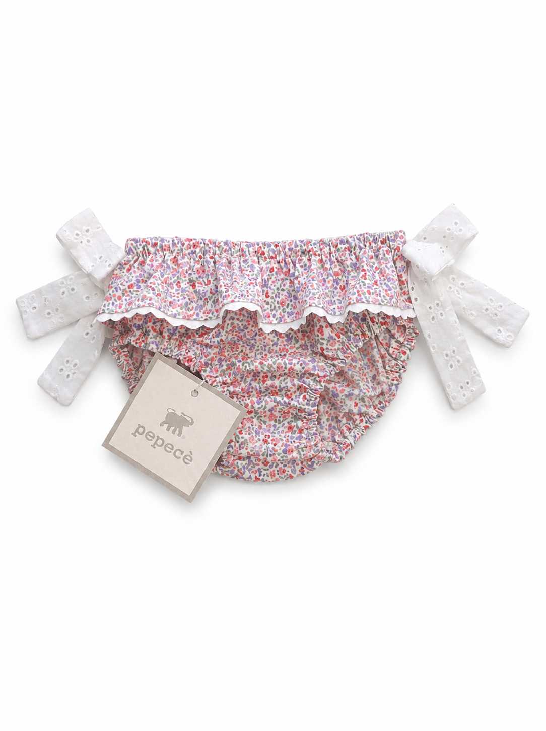 🌸 Costume Culotte Neonata in Cotone Fantasia Floreale Pepecè