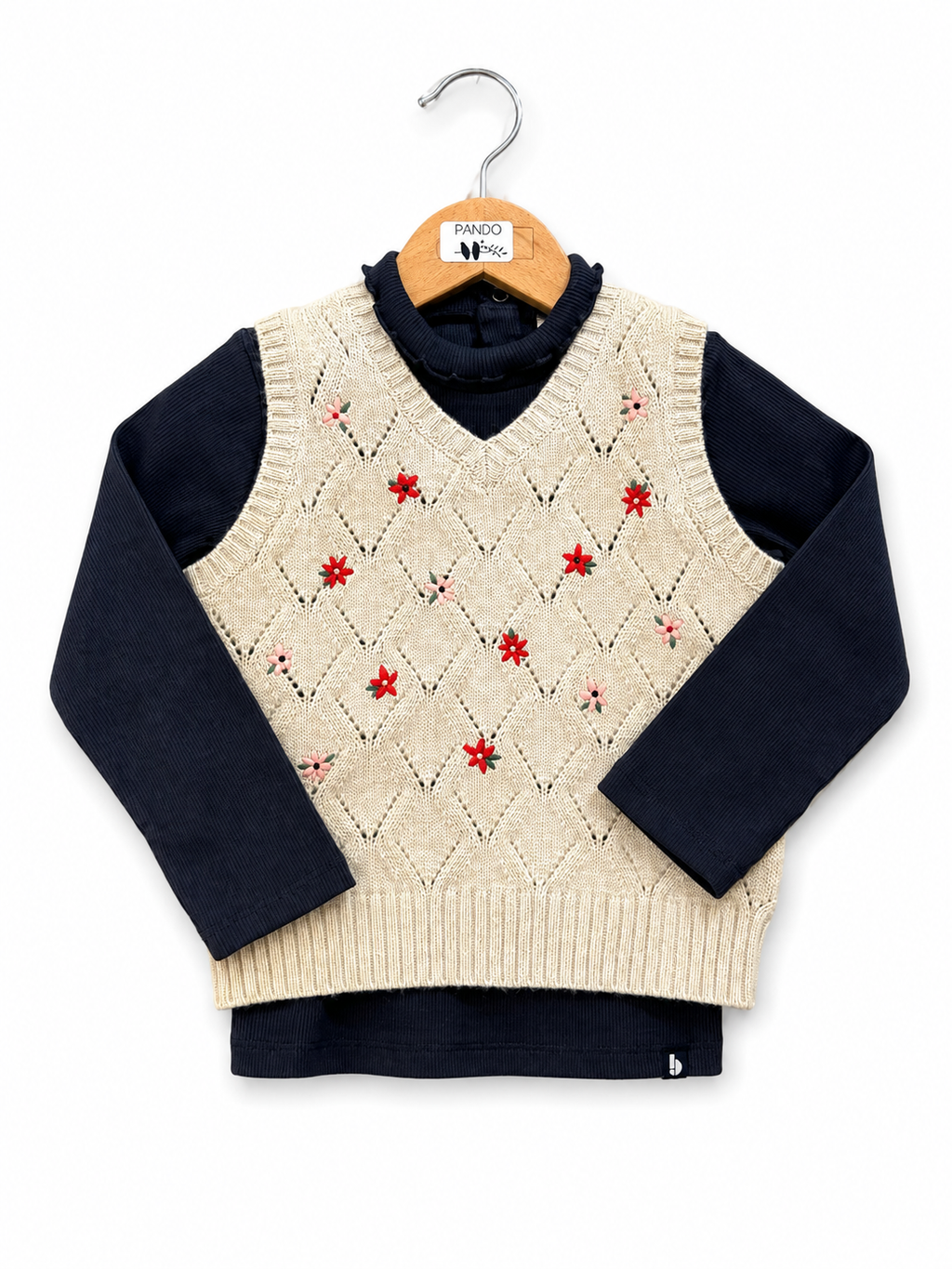 Maglia Lupetto a Costine con Collo Arricciato – Grigio Antracite