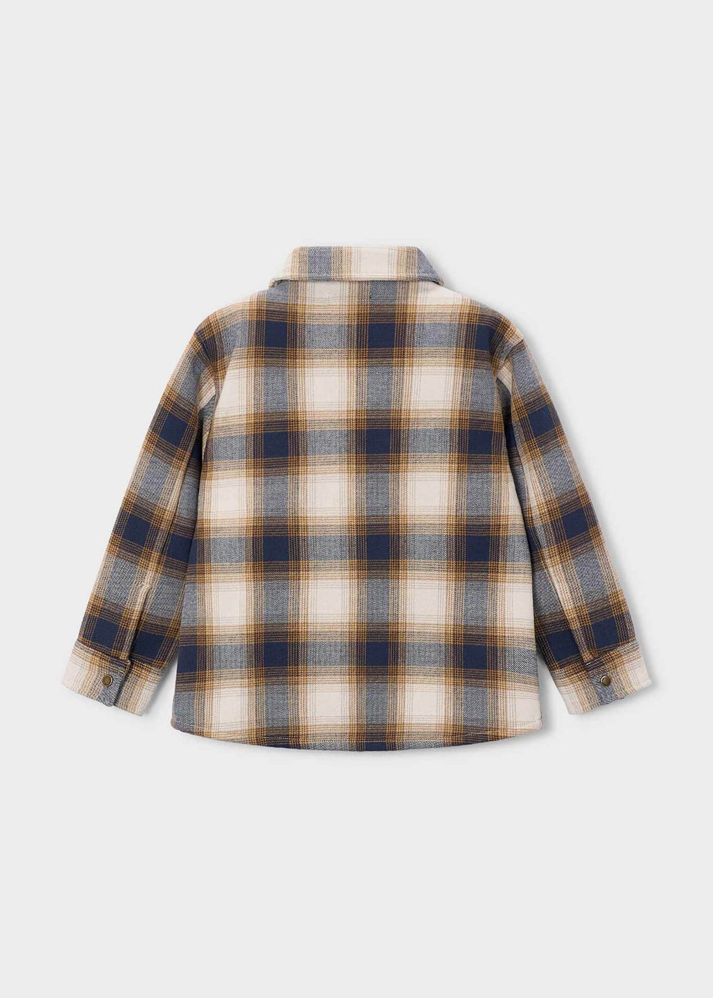 Giacca Camicia Mayoral Check con Interno in Pile