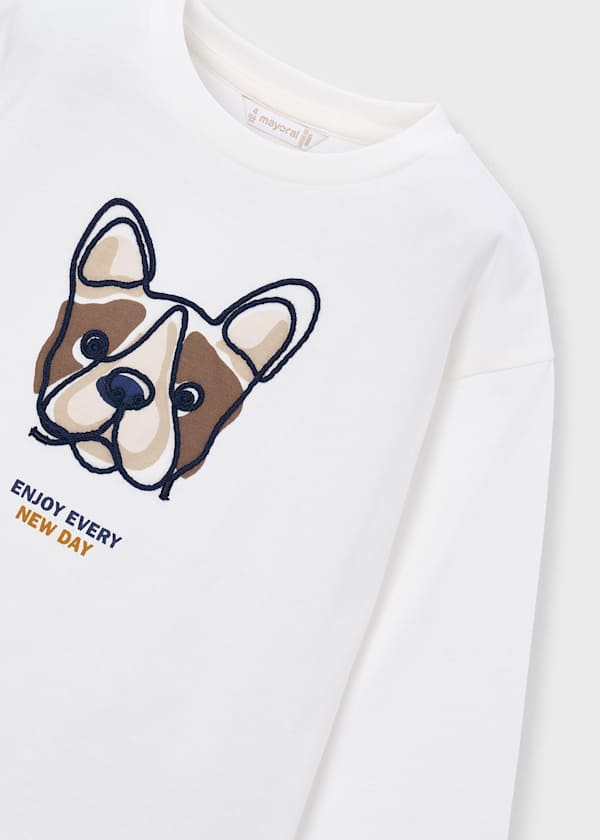 Felpa Mayoral Dog “Enjoy Every New Day” 🐶