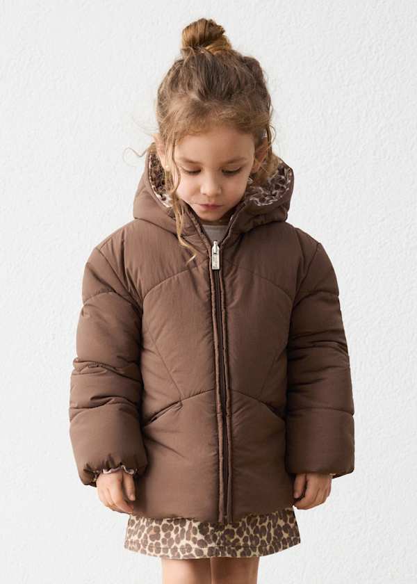 Piumino Reversibile Animalier Mayoral Cioccolato 🤎