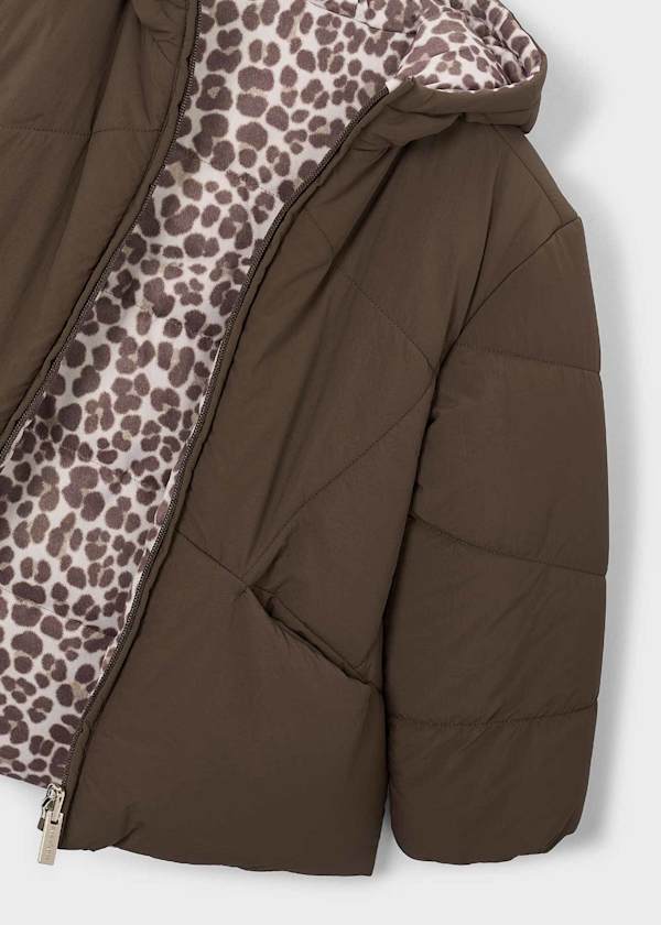 Piumino Reversibile Animalier Mayoral Cioccolato 🤎