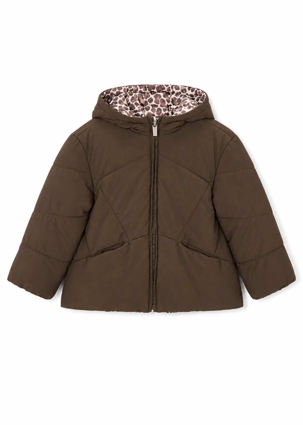 Piumino Reversibile Animalier Mayoral Cioccolato 🤎