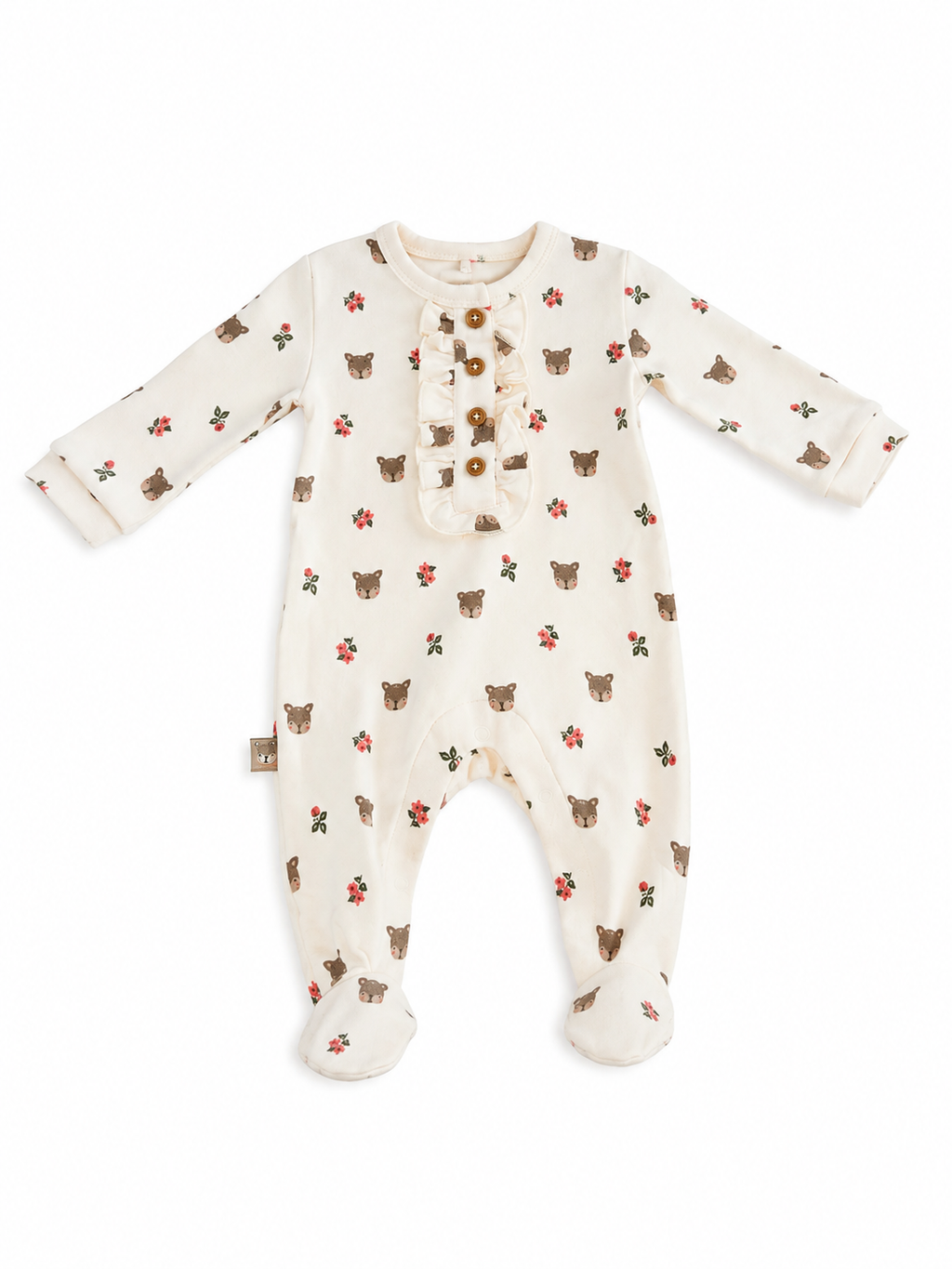 Tutina Baby Orsetti & Fiorellini 🤎🌸