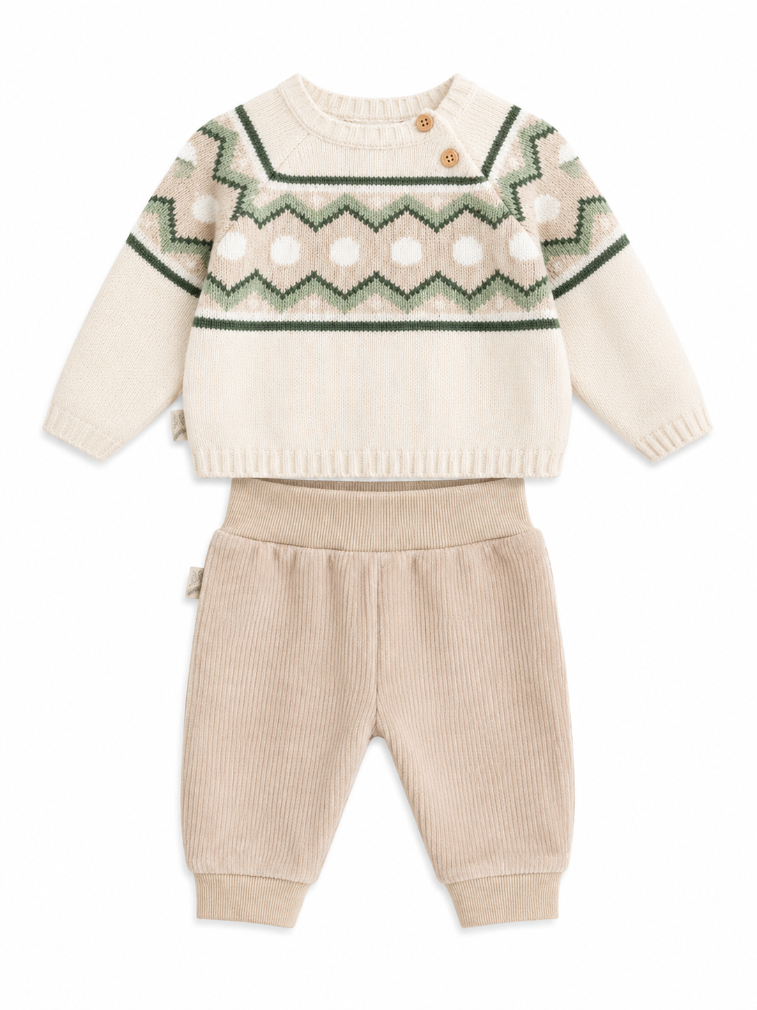 Completo Baby Nordic Verde 🌿🤎