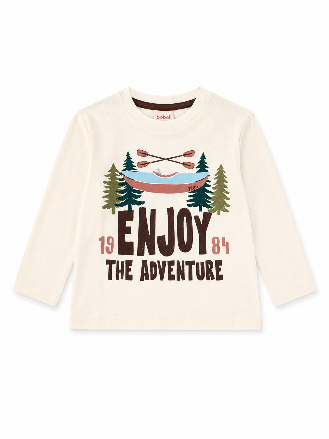 Maglia Boboli “Enjoy the Adventure” Panna