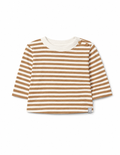 Maglia a Righe Caramello Snug