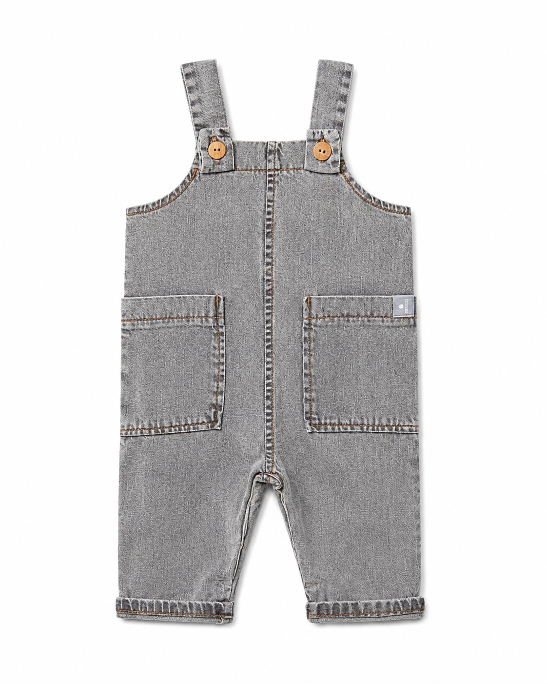 Salopette Denim Grigio Snug