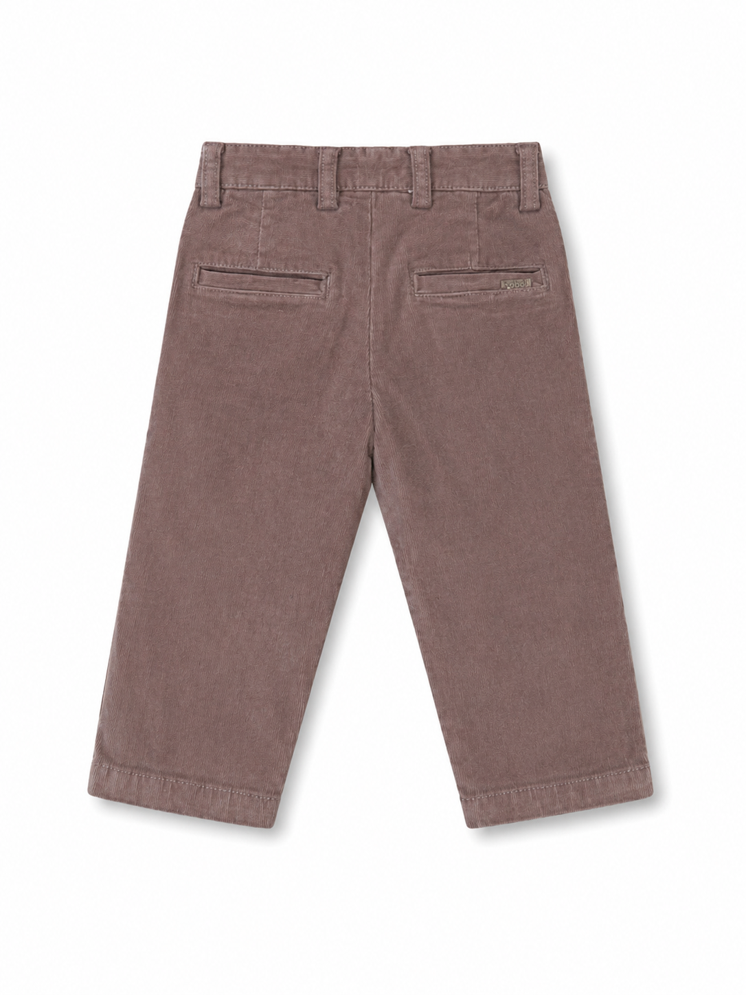 Pantalone Straight in Velluto Malva Boboli
