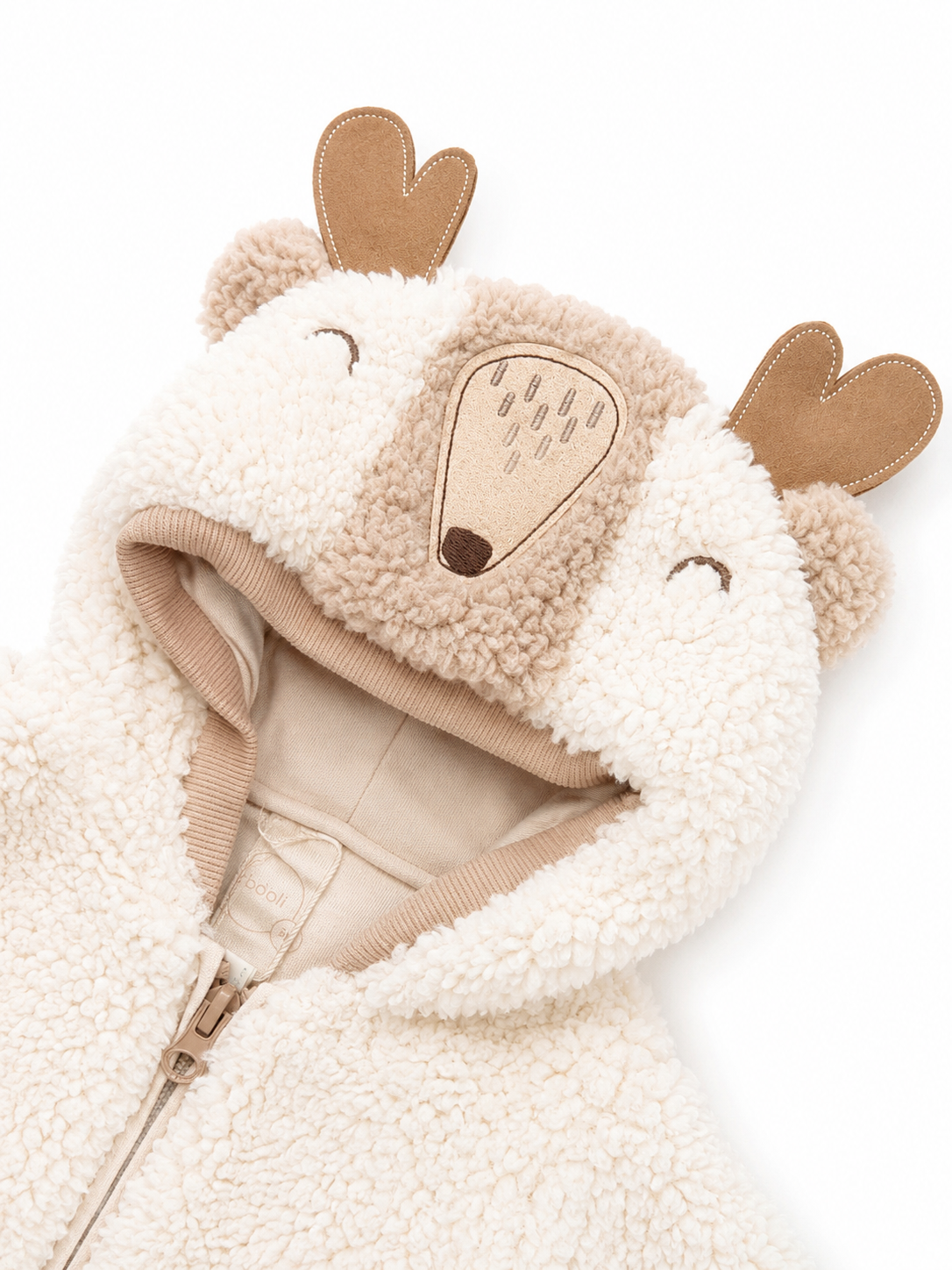 Tutina Teddy Cerbiatto in Eco-Pelliccia 🤎