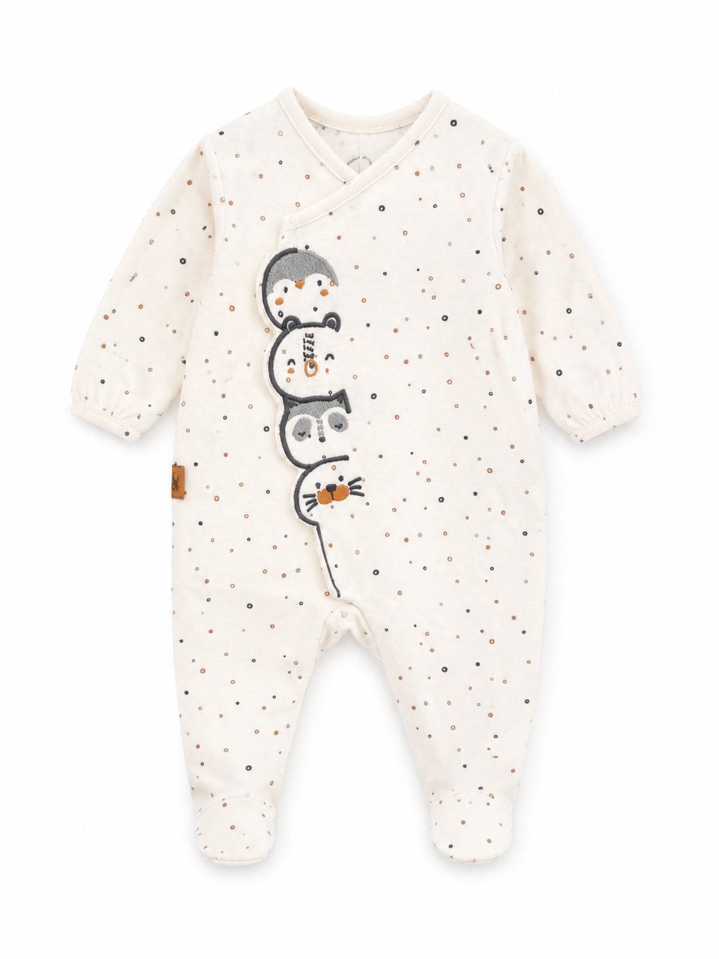 Tutina Neonato Animaletti Ricamati 🤍🐧🐻