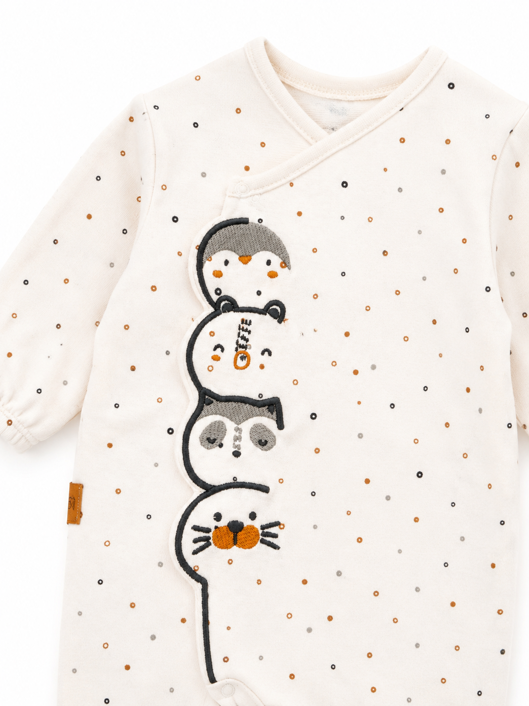 Tutina Neonato Animaletti Ricamati 🤍🐧🐻