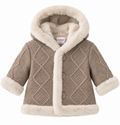 Giacchina Baby Boboli con Cappuccio e Pelliccetta