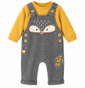 Salopette Baby con Maglia Senape